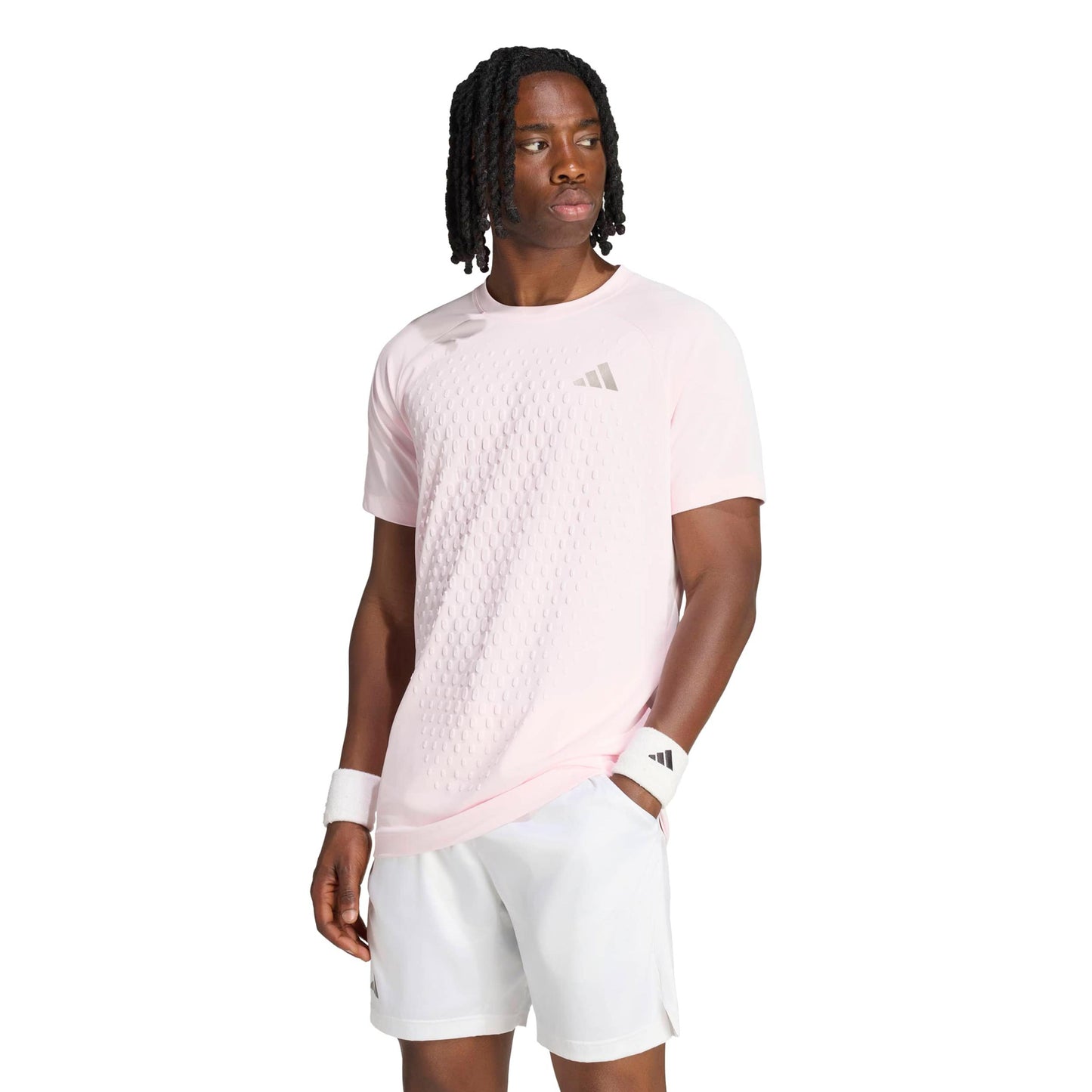 adidas 3D Freelift Pro Camiseta de manga corta Hombres - rosa pastel