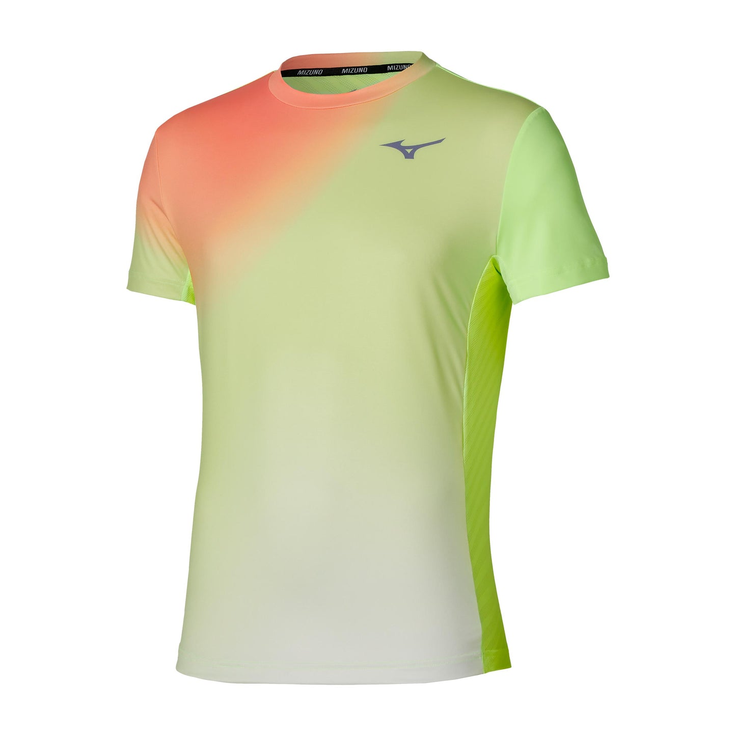 Mizuno Graphic Camiseta de manga corta Hombres - lima, coral