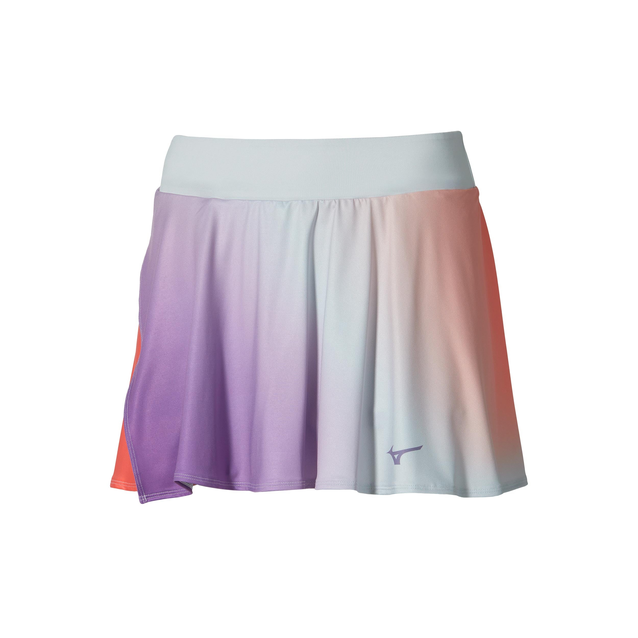 Mizuno Graphic Falda Mujeres - gris claro, multicolor