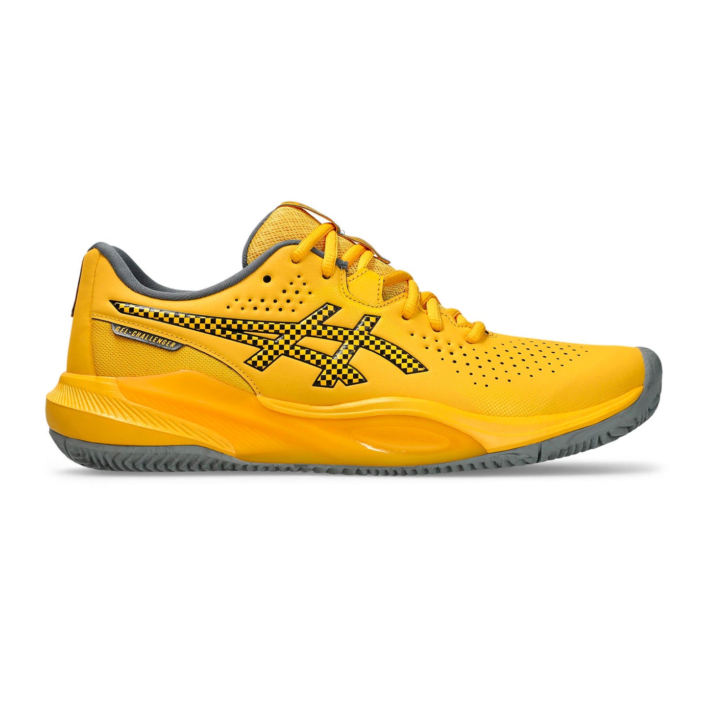ASICS Gel-Challenger 15 Zapatilla tierra batida Hombres - mostaza, negro