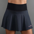 LUX II Falda Mujeres - gris oscuro, negro