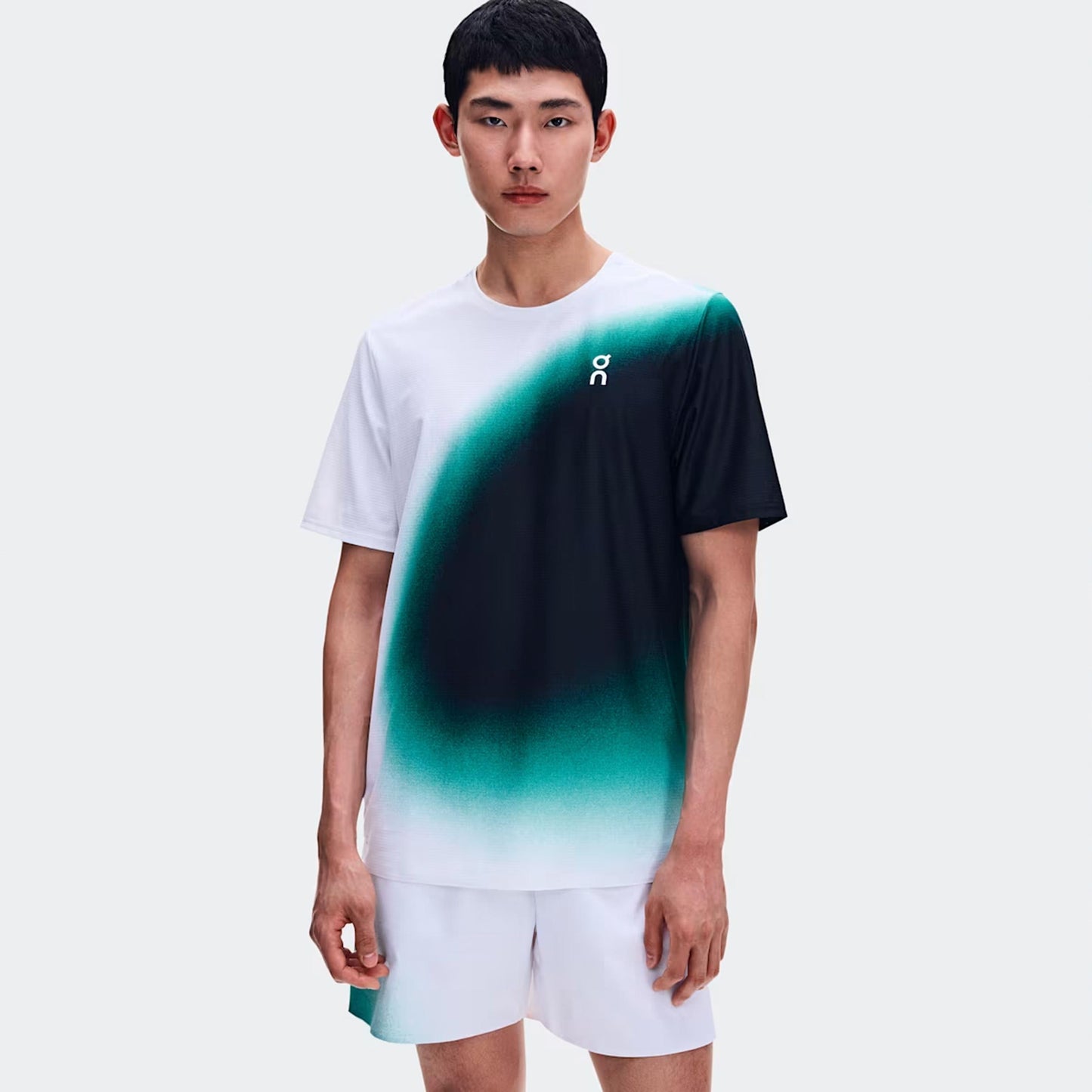 On Court- Swing Camiseta de manga corta Hombres - blanco, verde