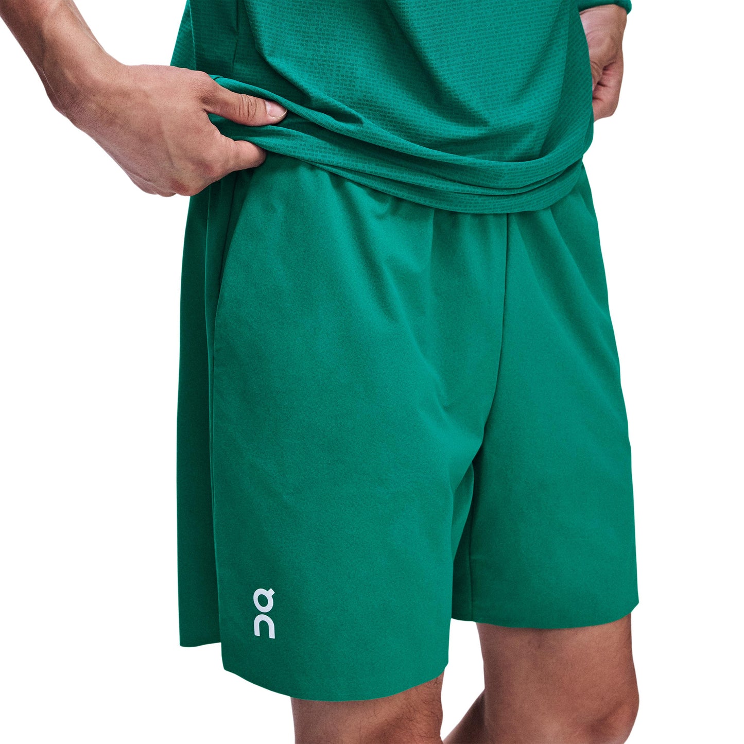 On 7Inch Court Shorts Hombres - verde