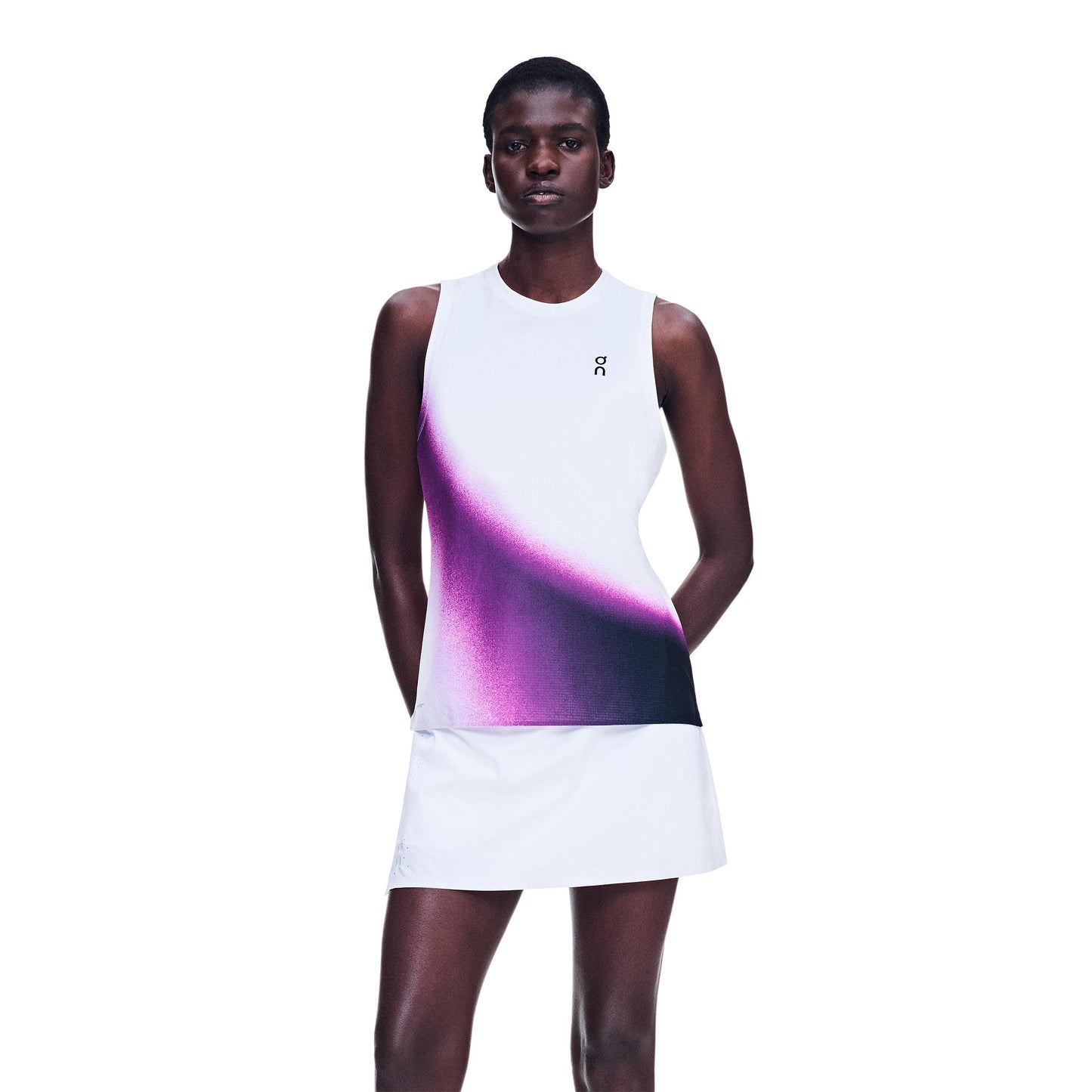 On Court Swing Camiseta de tirantes Mujeres - blanco, baya