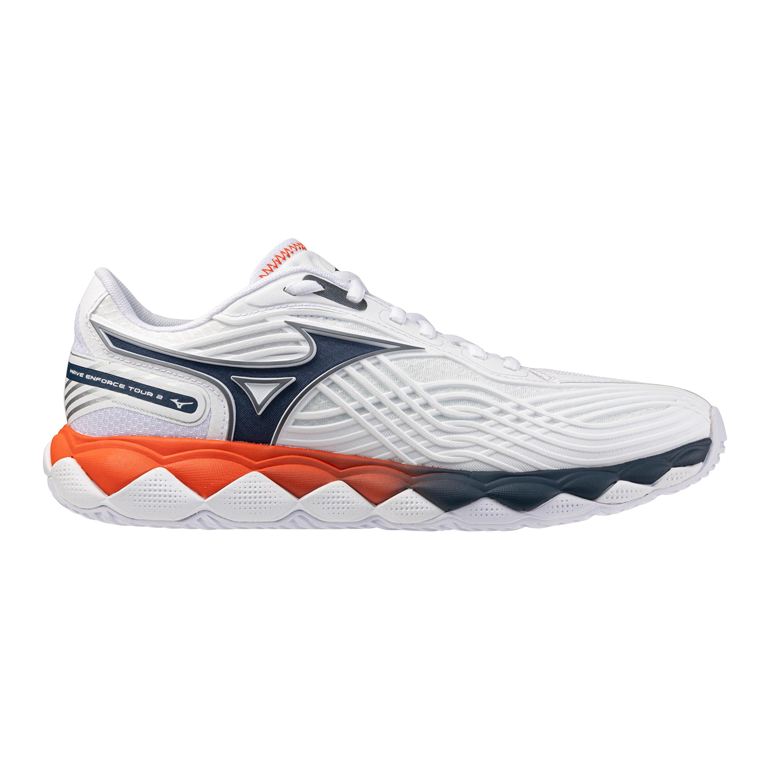 Mizuno Wave Enforce Tour 2 Zapatilla todas las superficies Hombres - blanco, azul