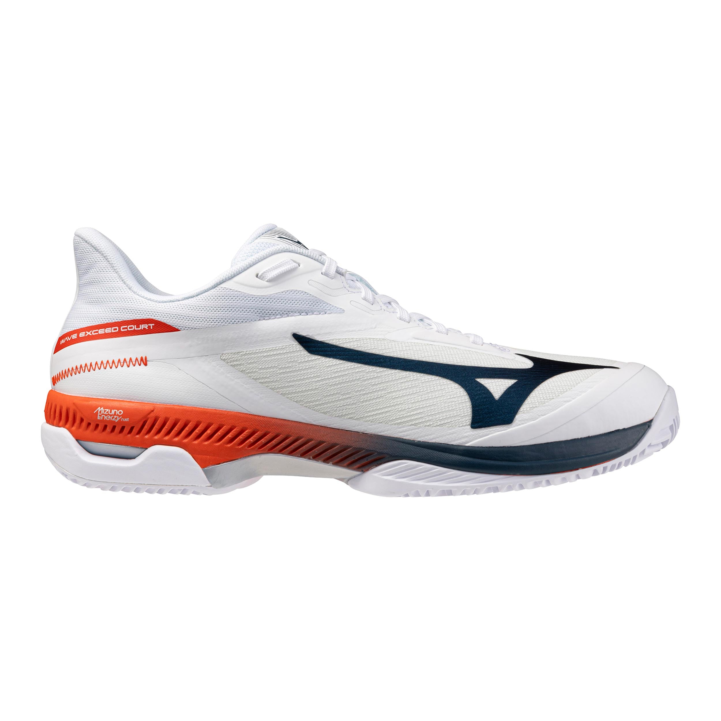 Mizuno Wave Exceed Court Zapatilla tierra batida Hombres - blanco, azul