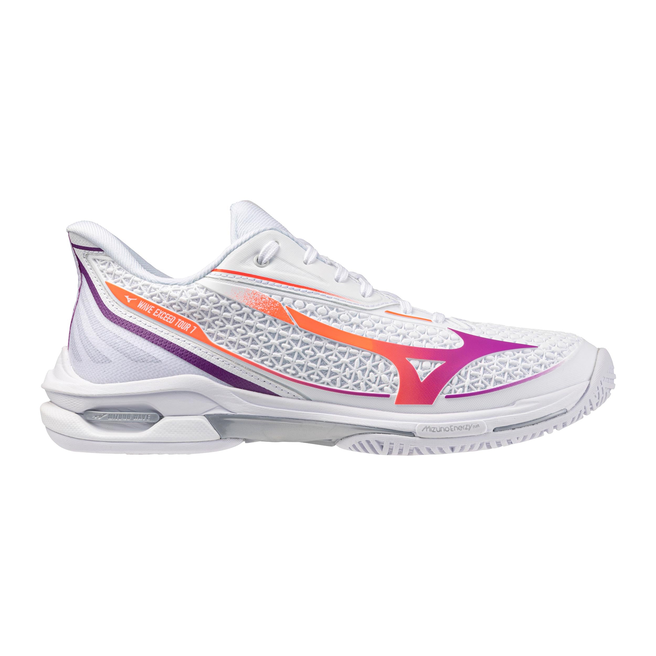 Mizuno Wave Exceed Tour 7 Zapatilla todas las superficies Mujeres - blanco, lila