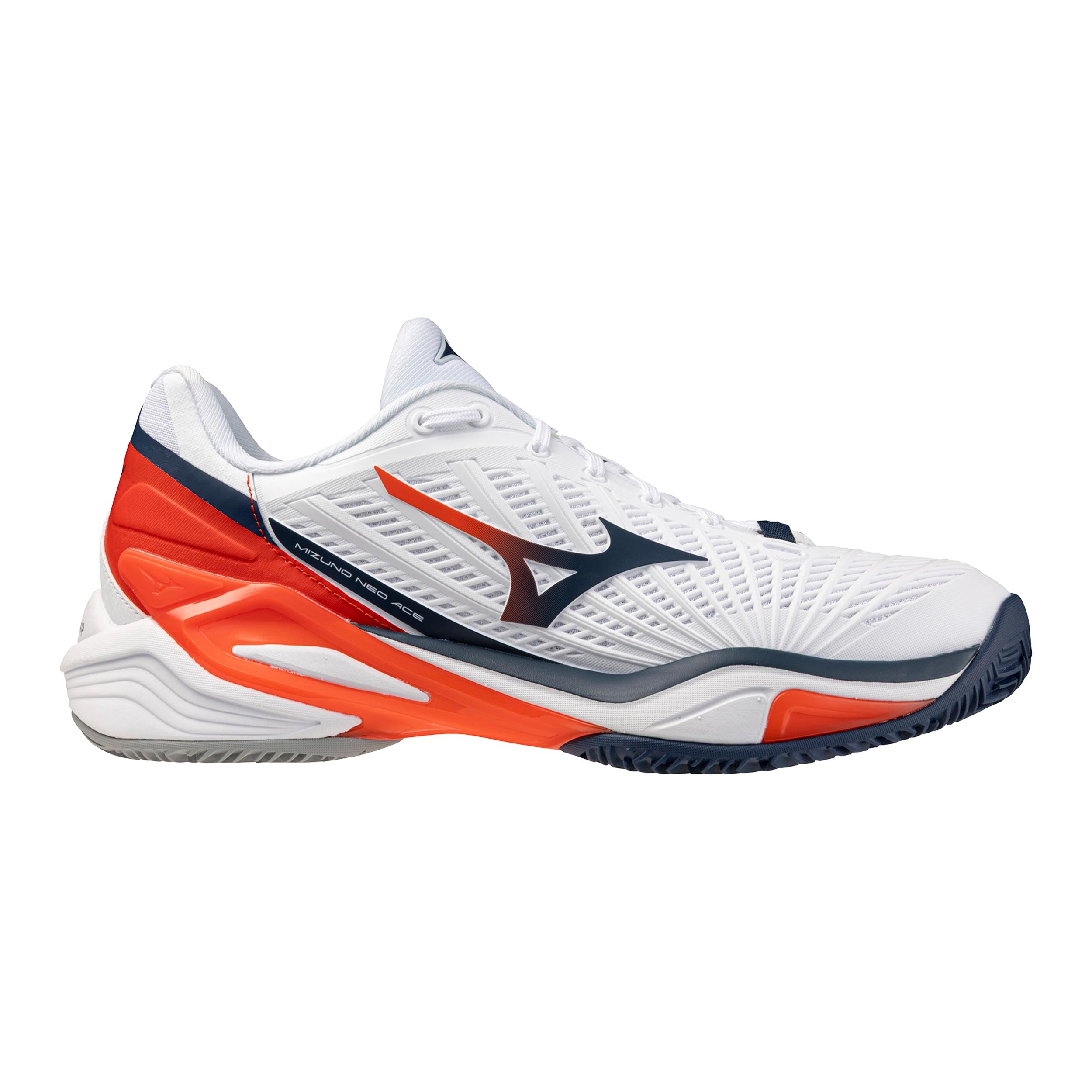 Mizuno Neo Ace Zapatilla tierra batida Hombres - blanco, azul