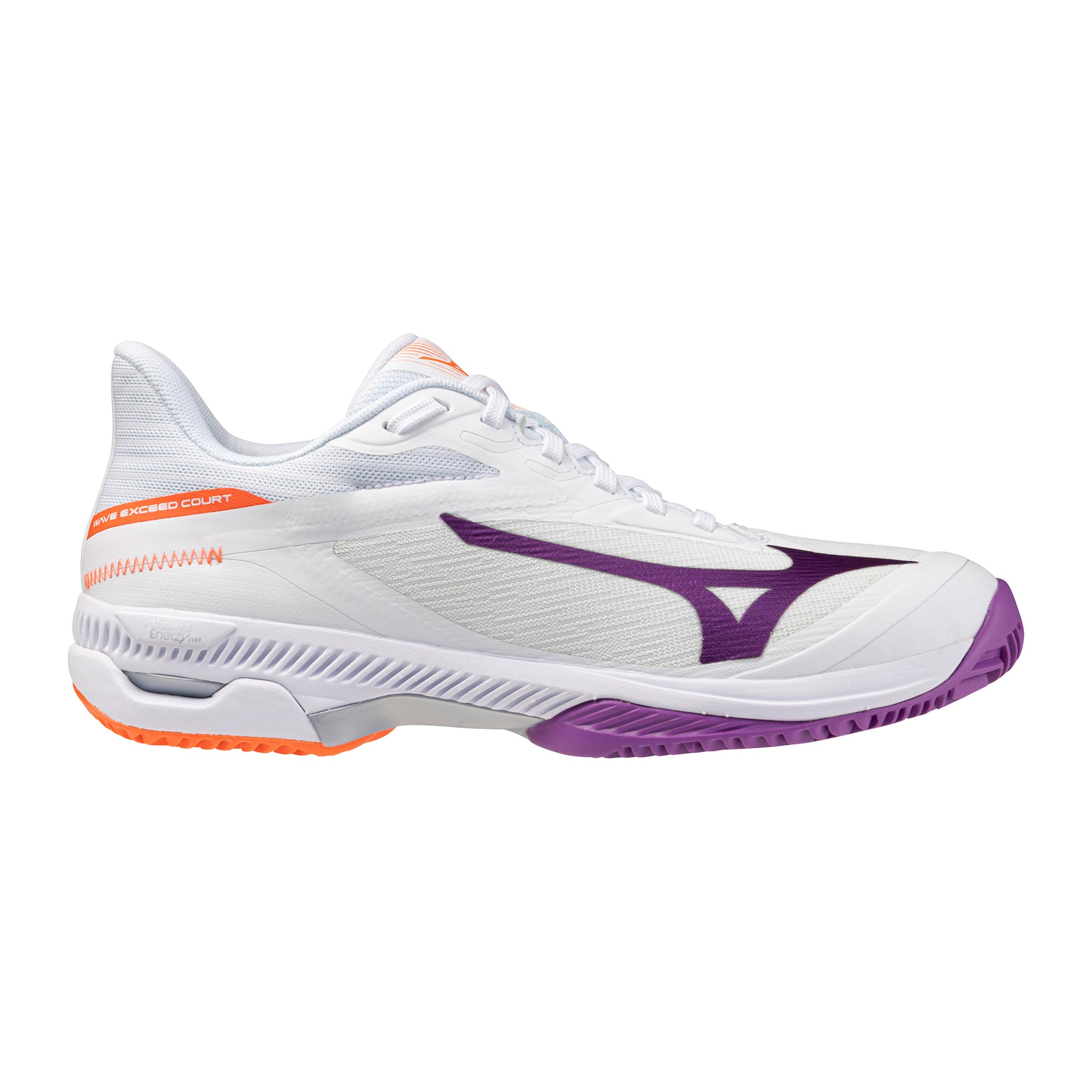 Mizuno Wave Exceed Court Zapatilla tierra batida Mujeres - blanco, lila