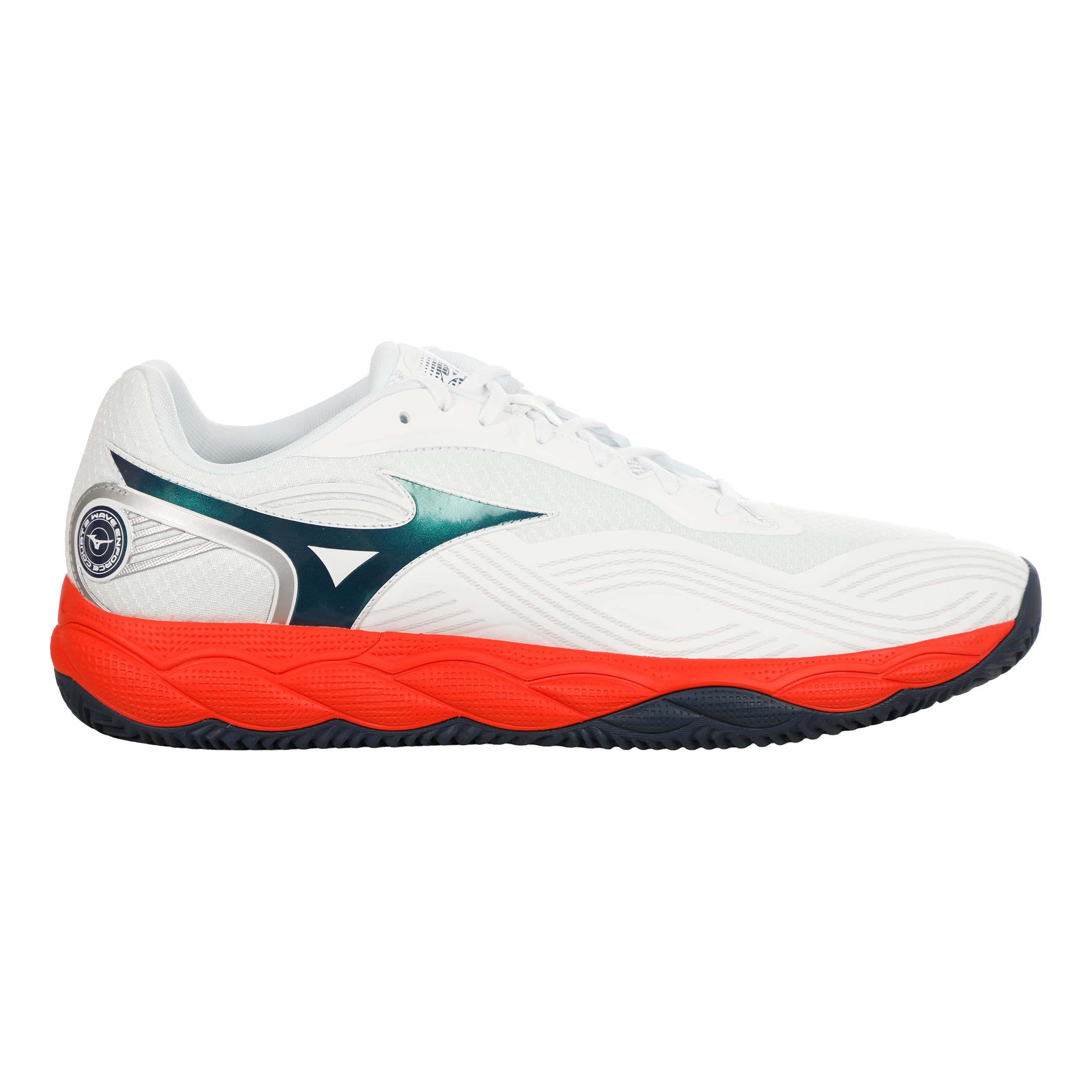 Mizuno Wave Enforce Court 2 Zapatilla tierra batida Hombres - blanco, azul