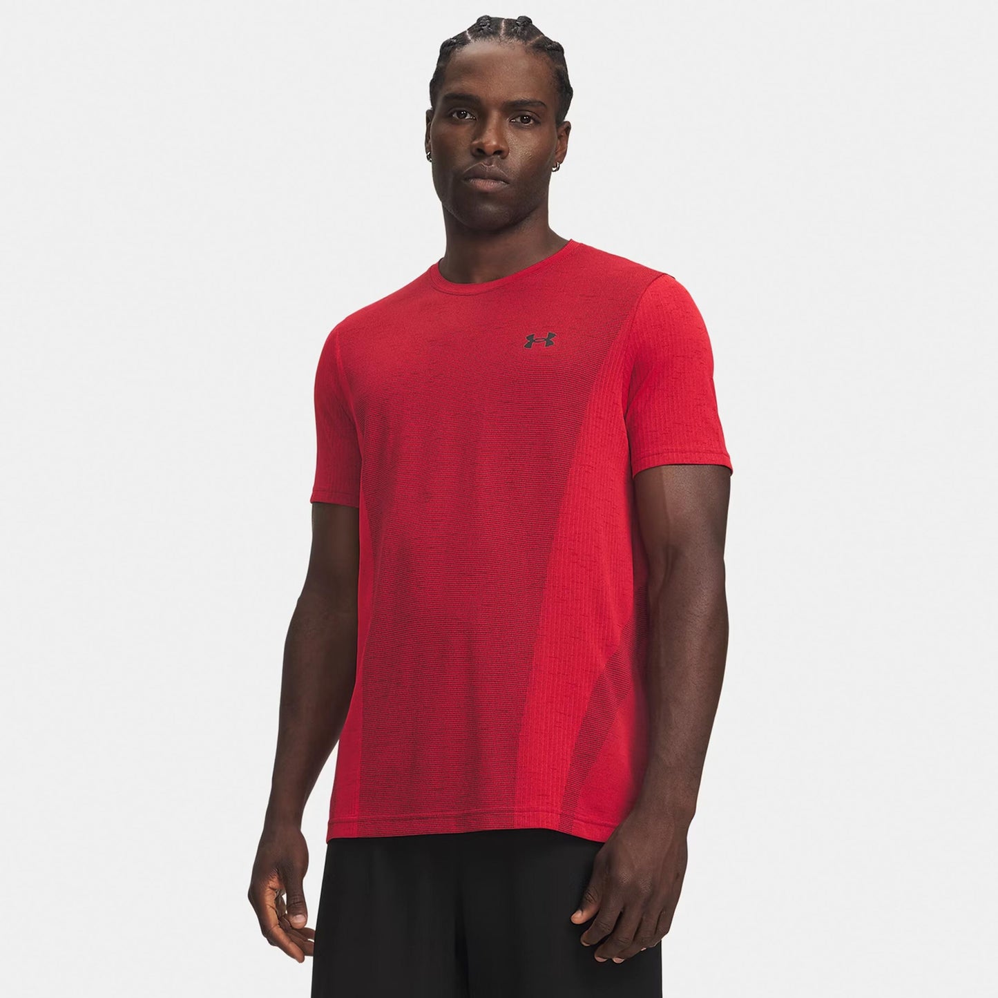 Under Armour Vanish Seamless Camiseta de manga corta Hombres - rojo, negro