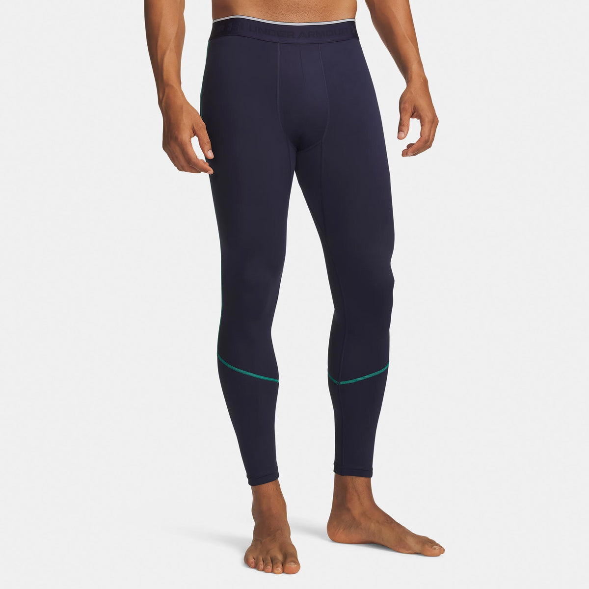 Under Armour Coldgear Elite  Malla Hombres - azul, plateado