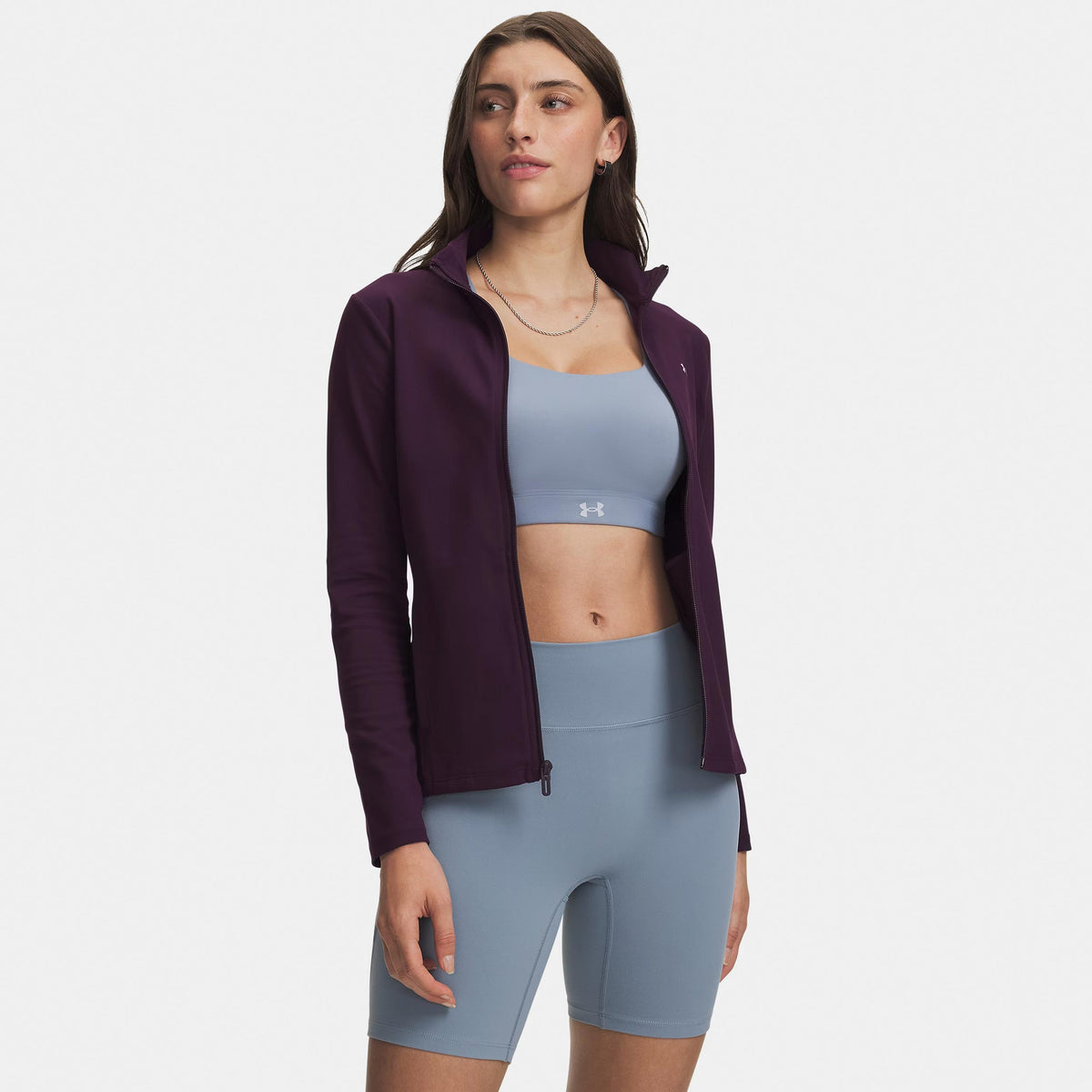 Under Armour Motion Full-Zip Sudadera con cremallera Mujeres - lila, rosa viejo