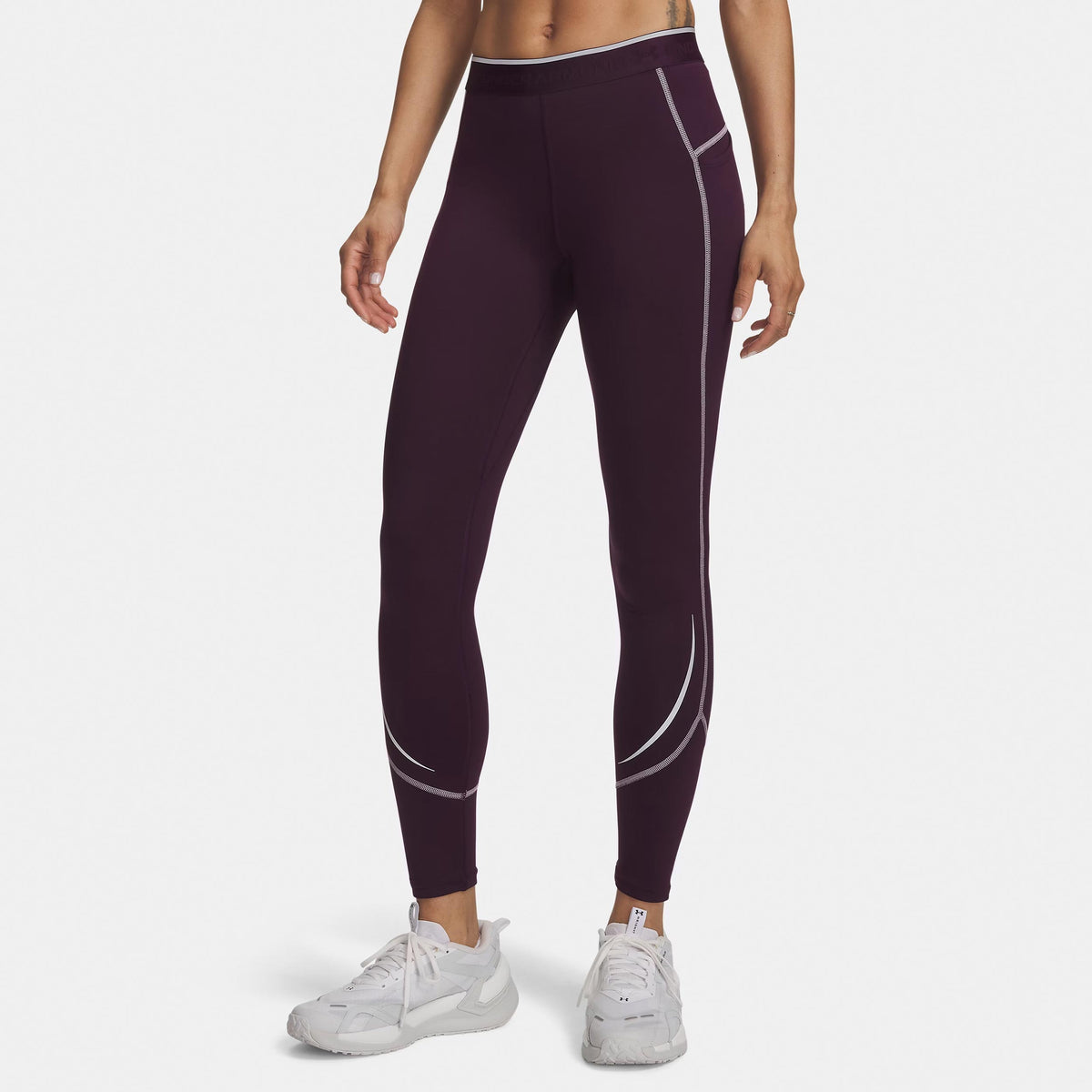 Under Armour ColdGear Elite  Malla Mujeres - lila, plateado