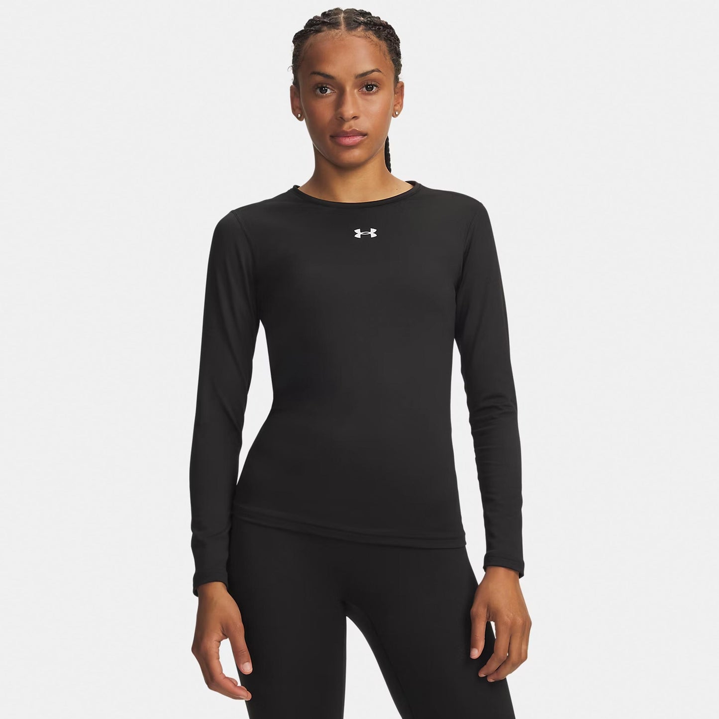 Under Armour ColdGear Crew Camiseta de manga larga Mujeres - negro, blanco