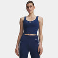Motion  Camiseta de tirantes Mujeres - azul, blanco