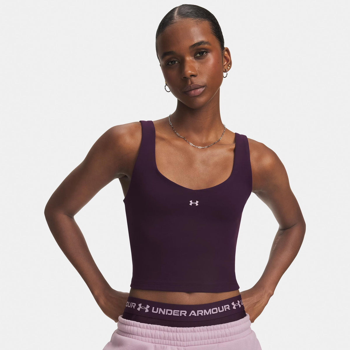 Under Armour Motion  Camiseta de tirantes Mujeres - lila, rosa viejo