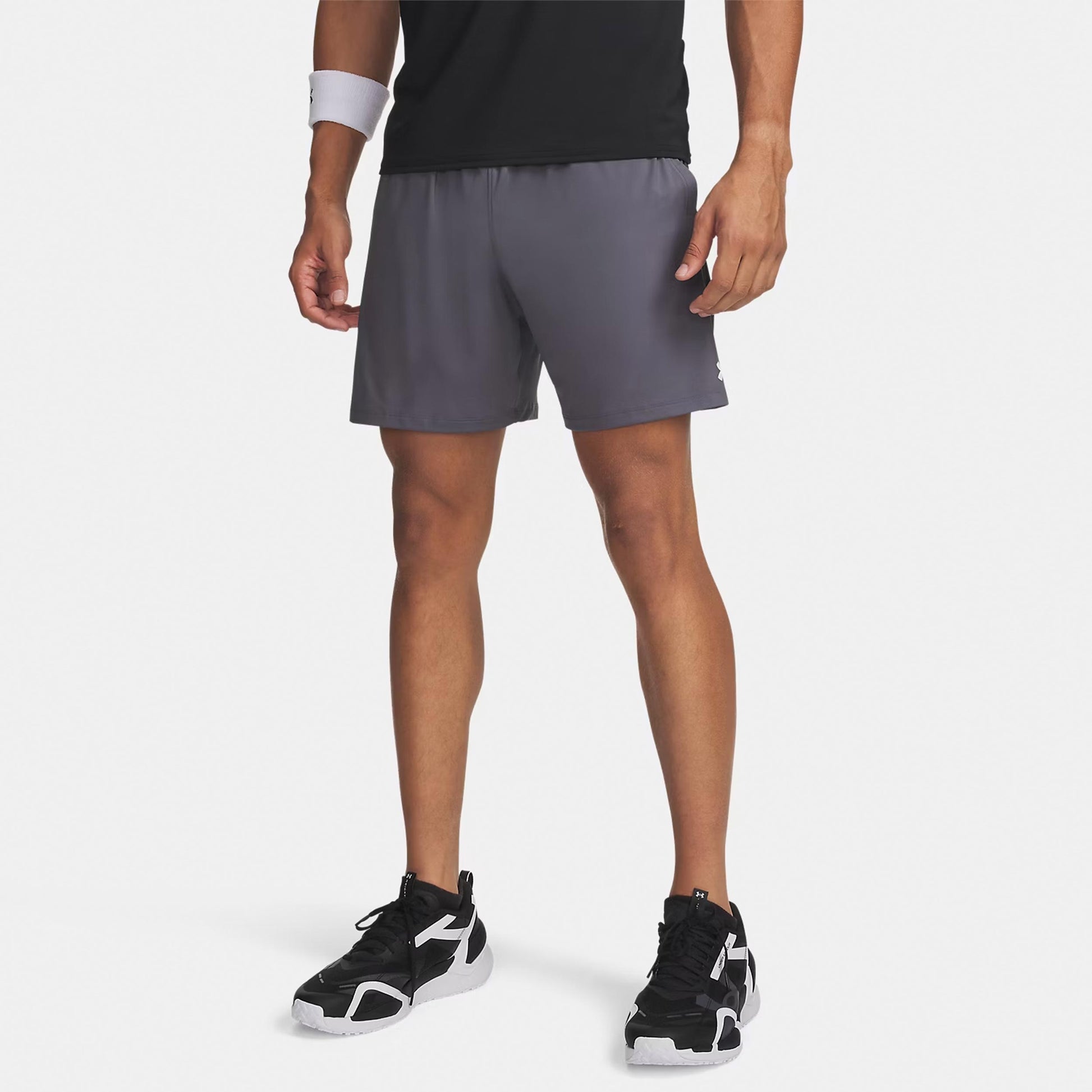 Under Armour Tech Vent 7in   Shorts Hombres - gris, blanco