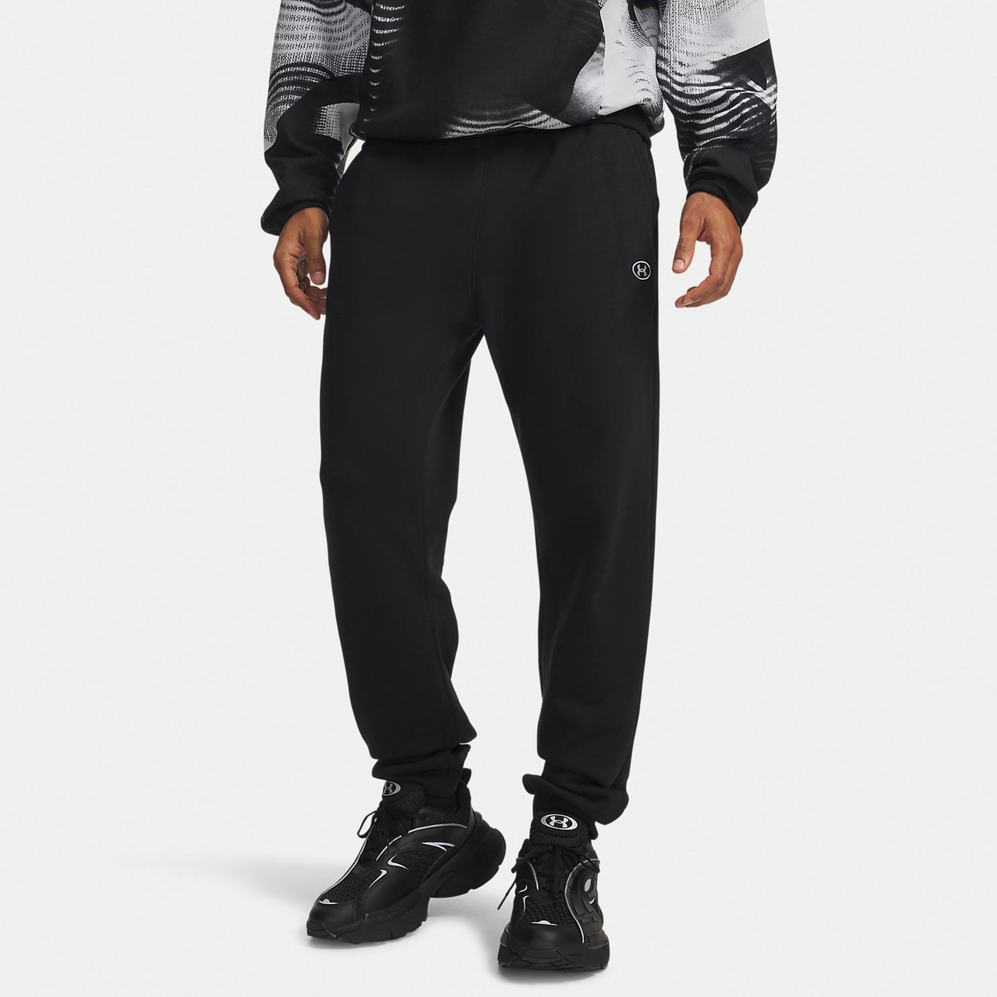 Under Armour Rival Fleece Pantalón de entrenamiento Hombres - negro, blanco