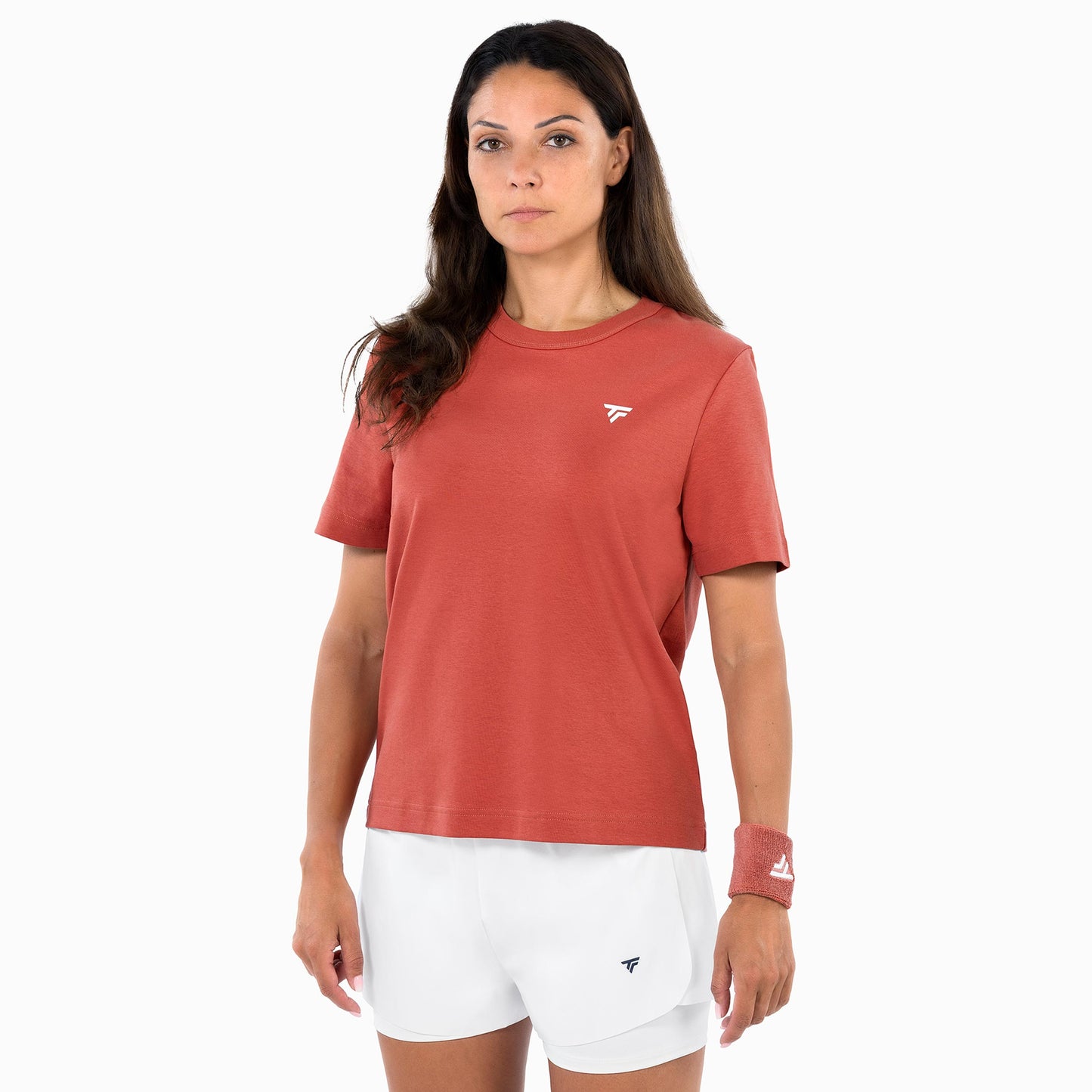 Tecnifibre Graphic Camiseta de manga corta Mujeres - rojo anaranjado