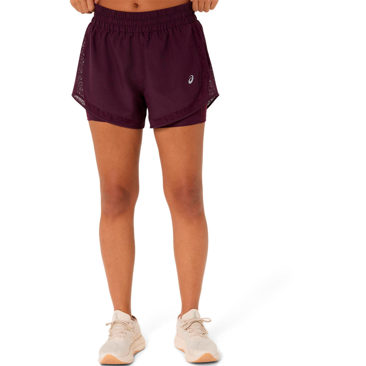 ASICS Nagino  Pantalones cortos - rojo vino