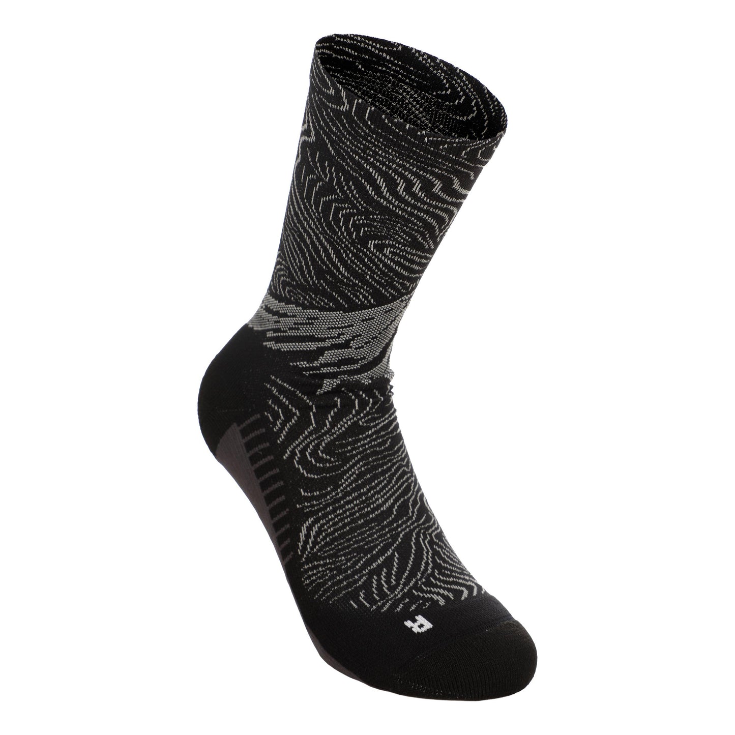 ASICS Fujitrail Graphic Crew  Calcetines para correr - negro, gris