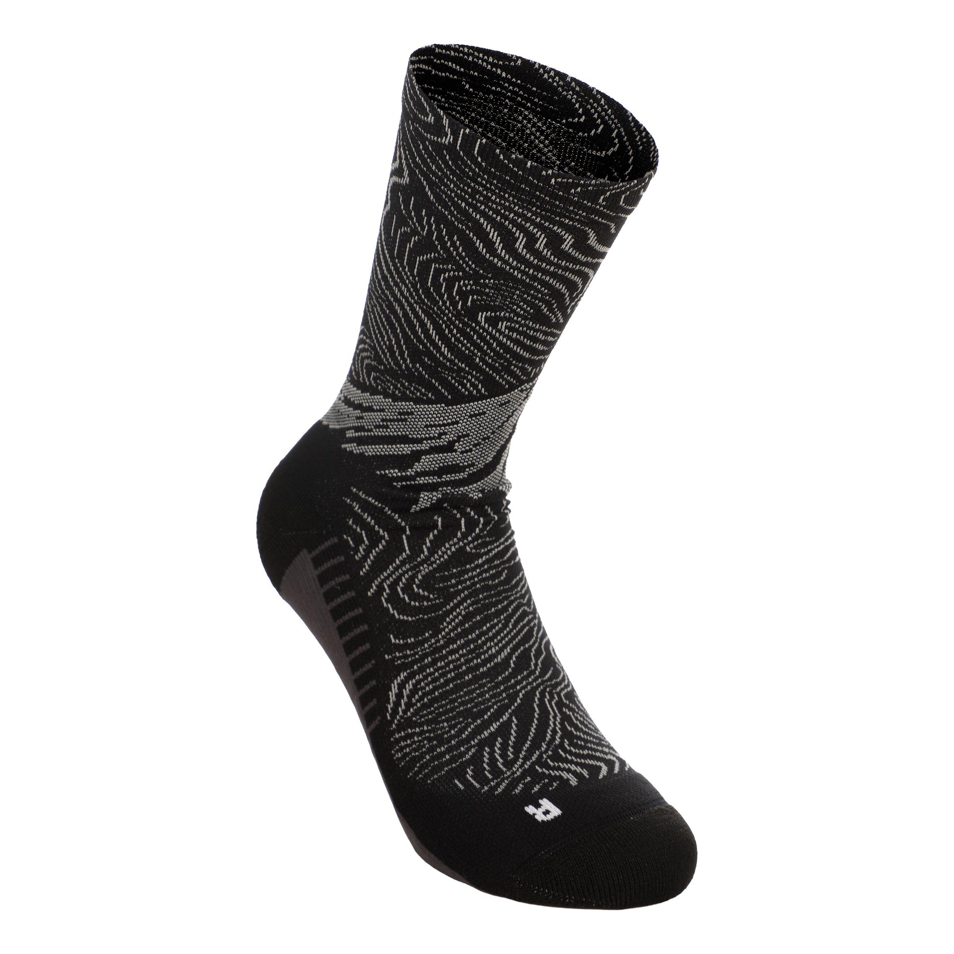 ASICS Fujitrail Graphic Crew  Calcetines para correr - negro, gris