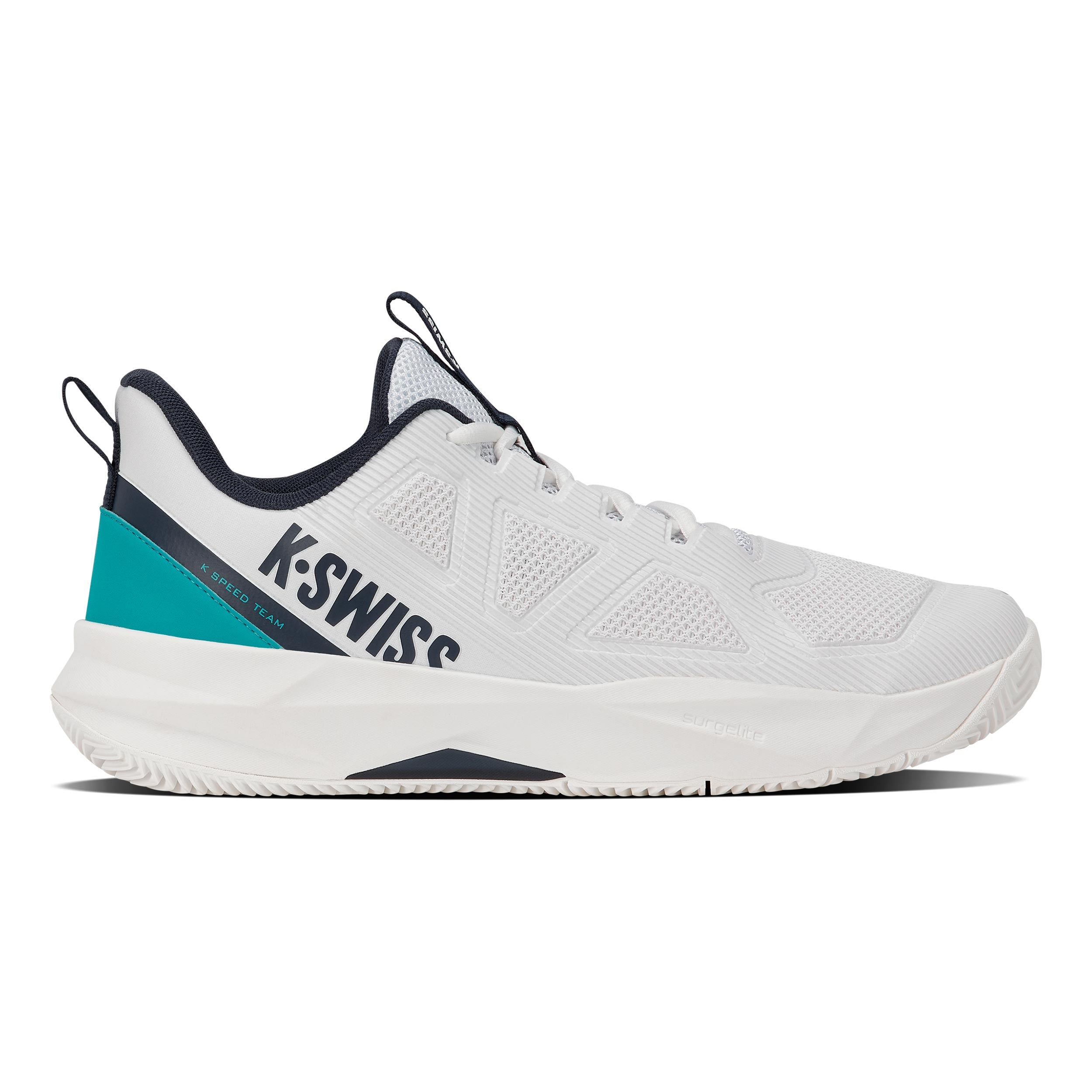 K-Swiss K-Speed Team Zapatilla tierra batida Hombres - blanco, turquesa