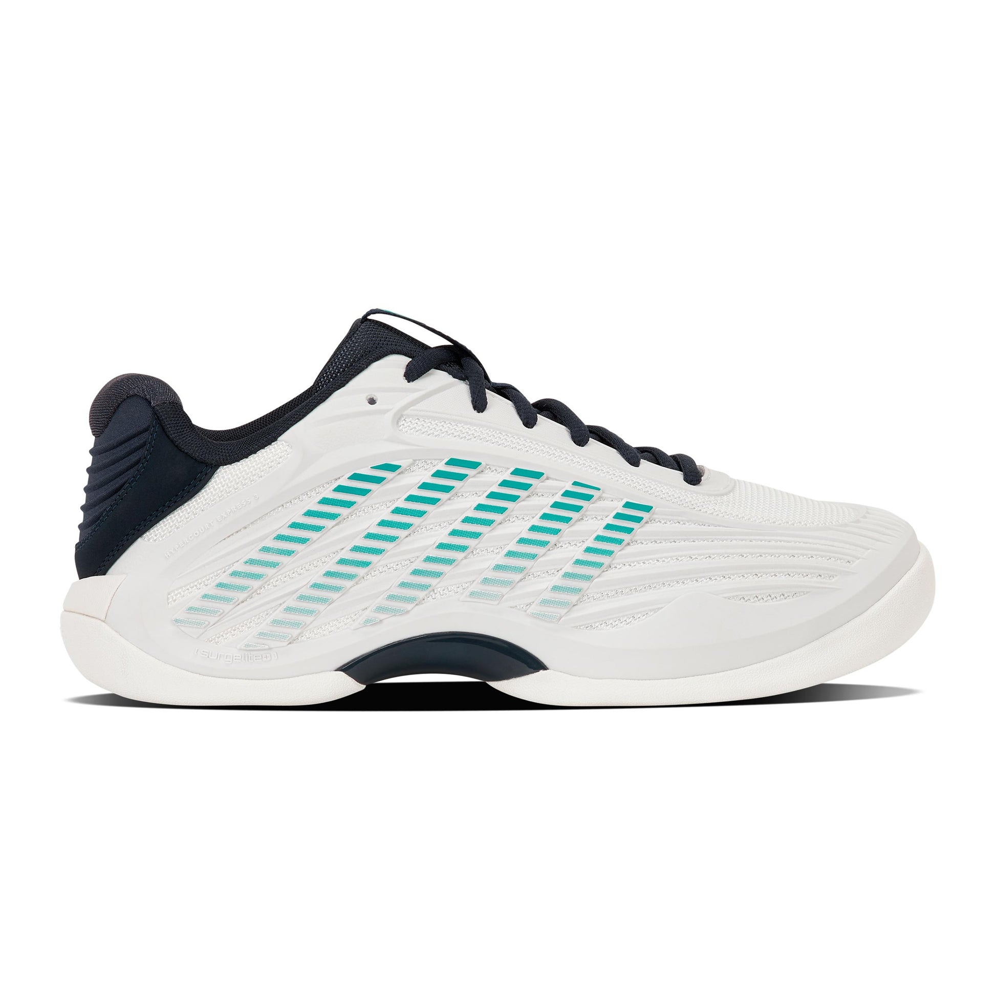 K-Swiss Hypercourt Express 3 Zapatilla para pista cubierta Hombres - blanco, turquesa