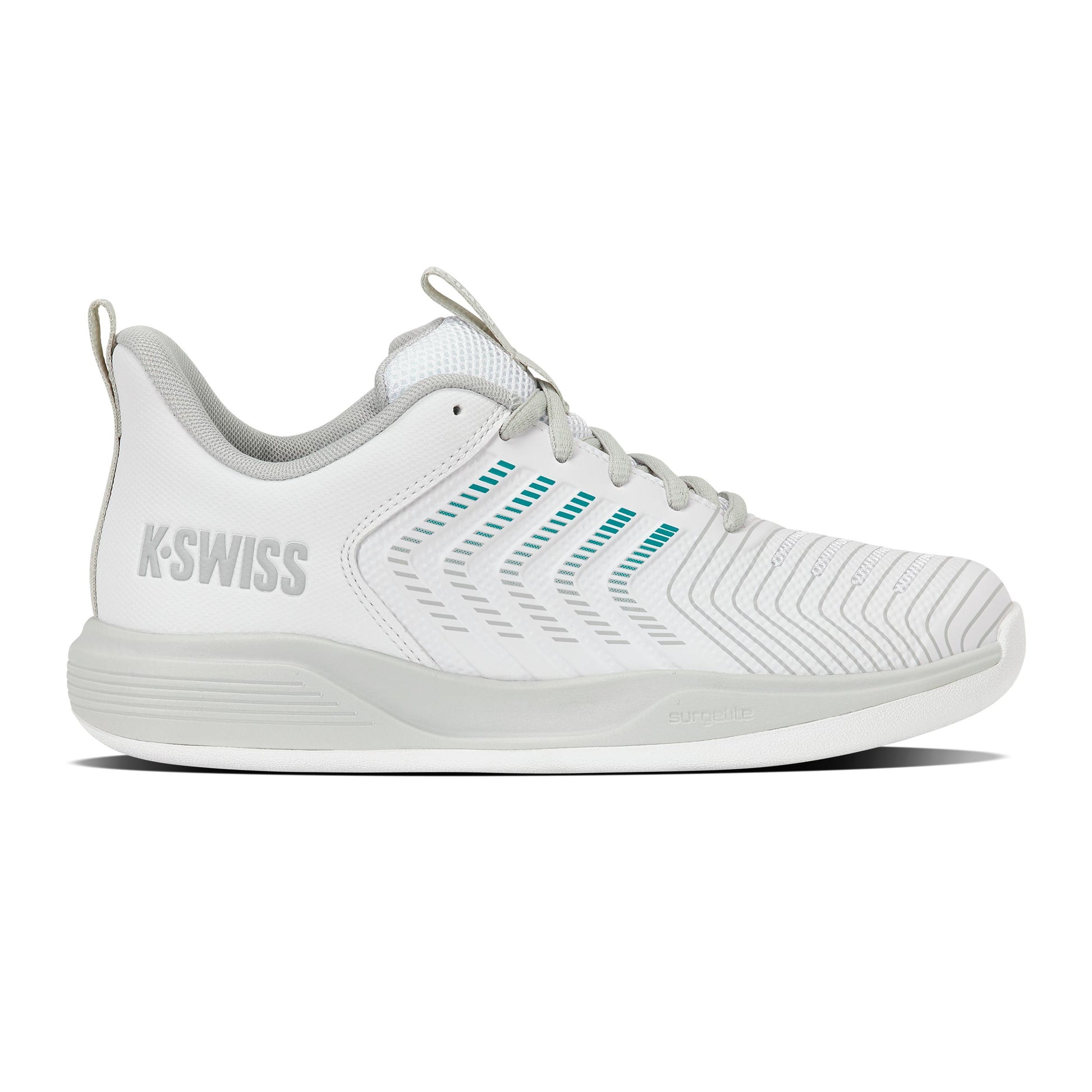 K-Swiss Ultrashot Light Zapatilla para pista cubierta Mujeres - blanco, turquesa
