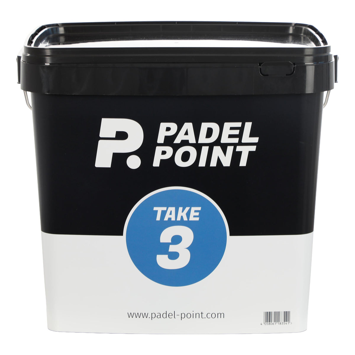 Padel-Point Padel-Point Cubo de pelotas - negro