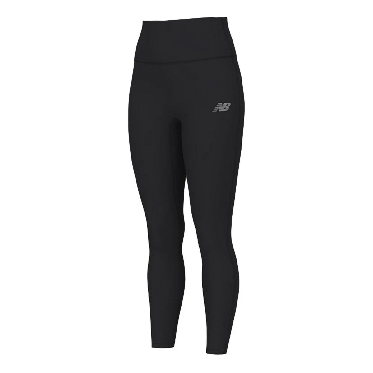 New Balance Essential High Rise 25in Malla Mujeres - negro