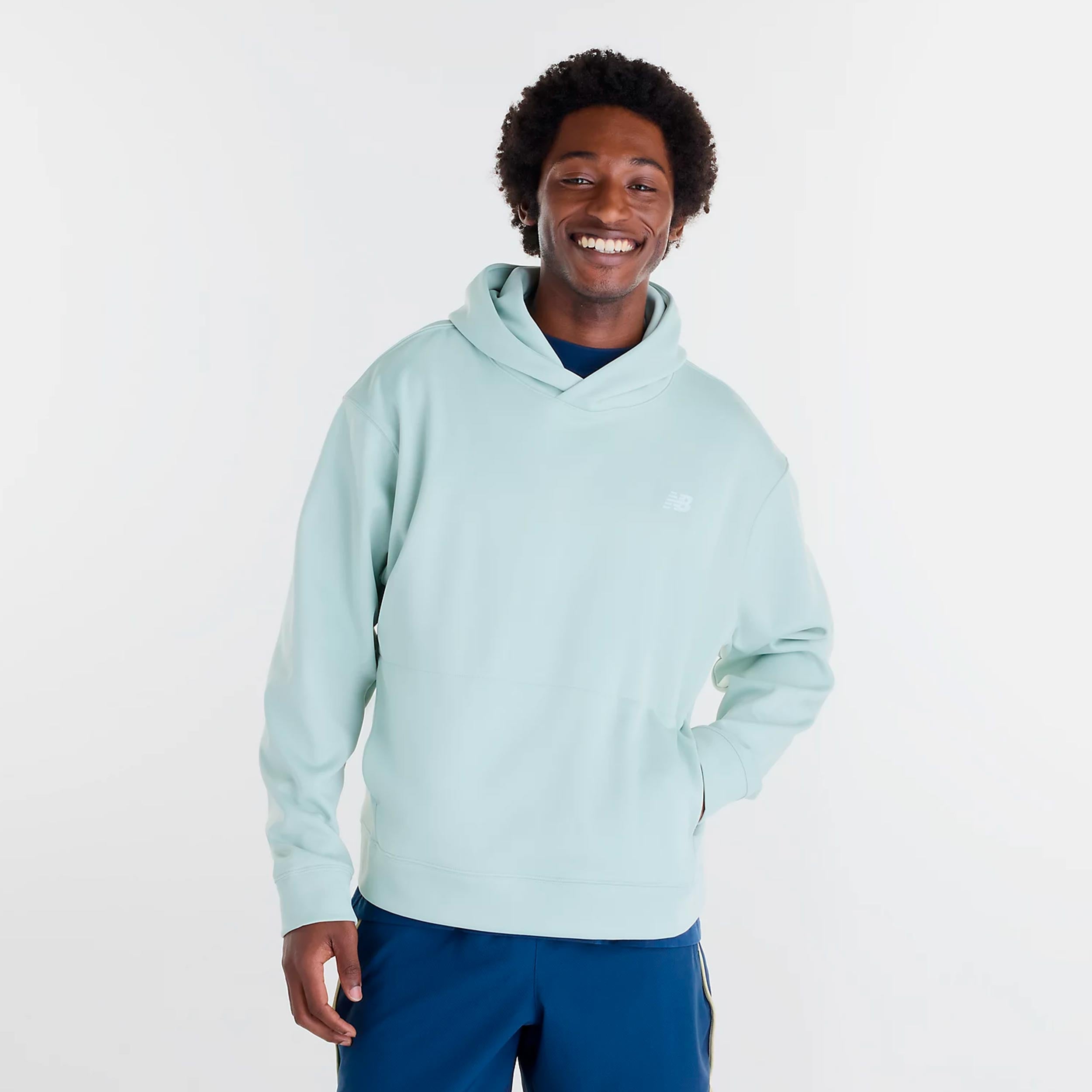 New Balance Tournament Sudadera con capucha Hombres - menta