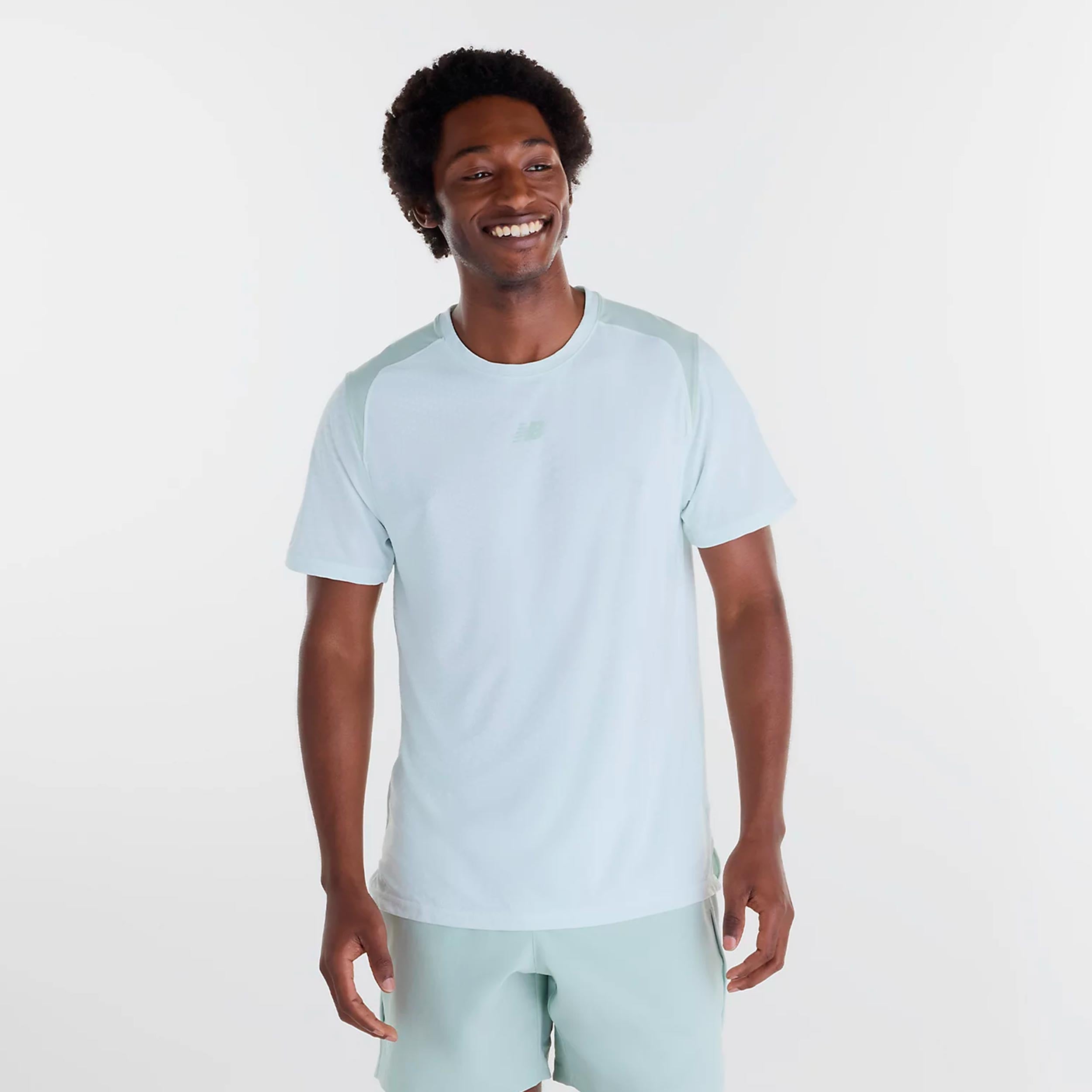 New Balance Tournament Camiseta de manga corta Hombres - menta