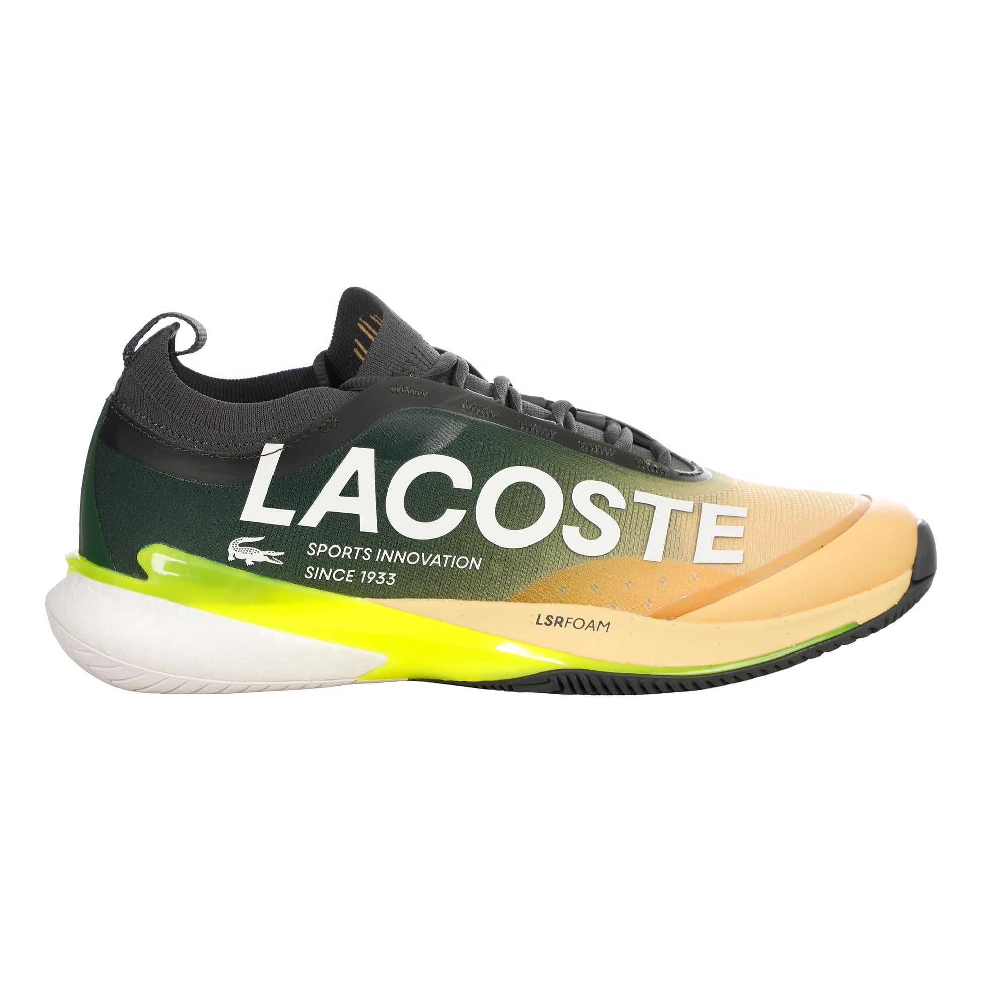 Lacoste AG-LT Lite Zapatilla todas las superficies Hombres - amarillo, verde oscuro