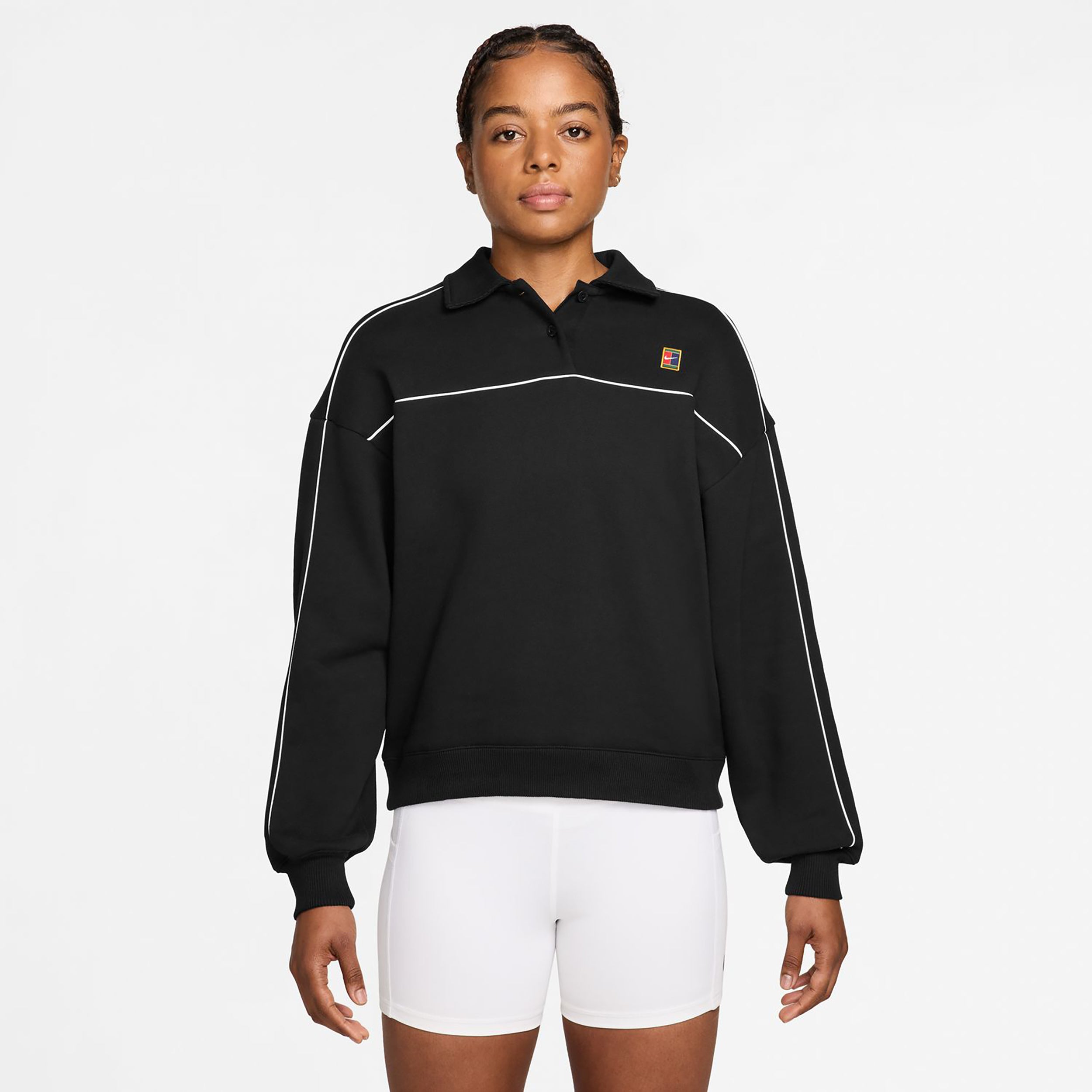 Nike Court Camiseta de manga larga Mujeres - negro