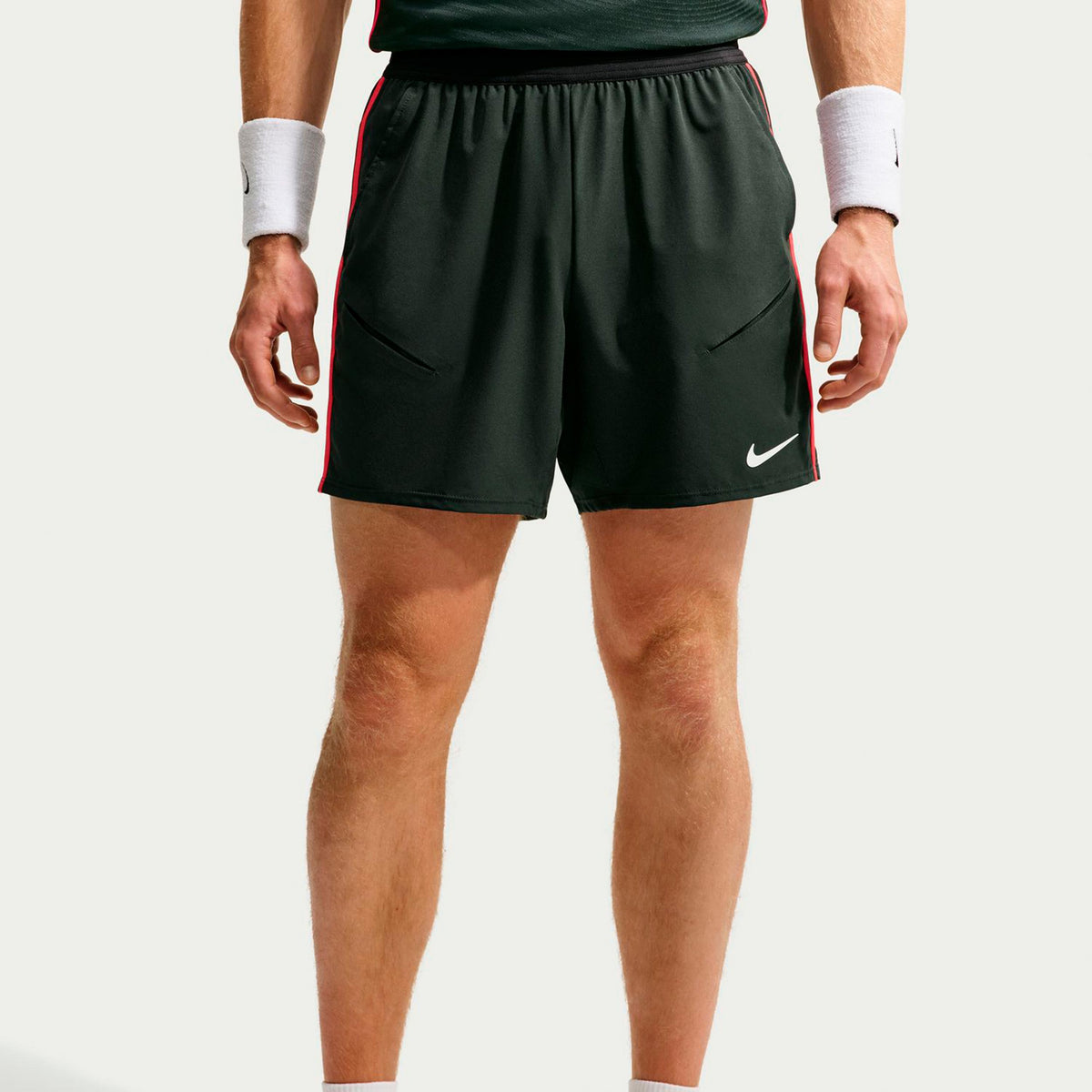 Nike Court Slam Shorts Hombres - gris oscuro