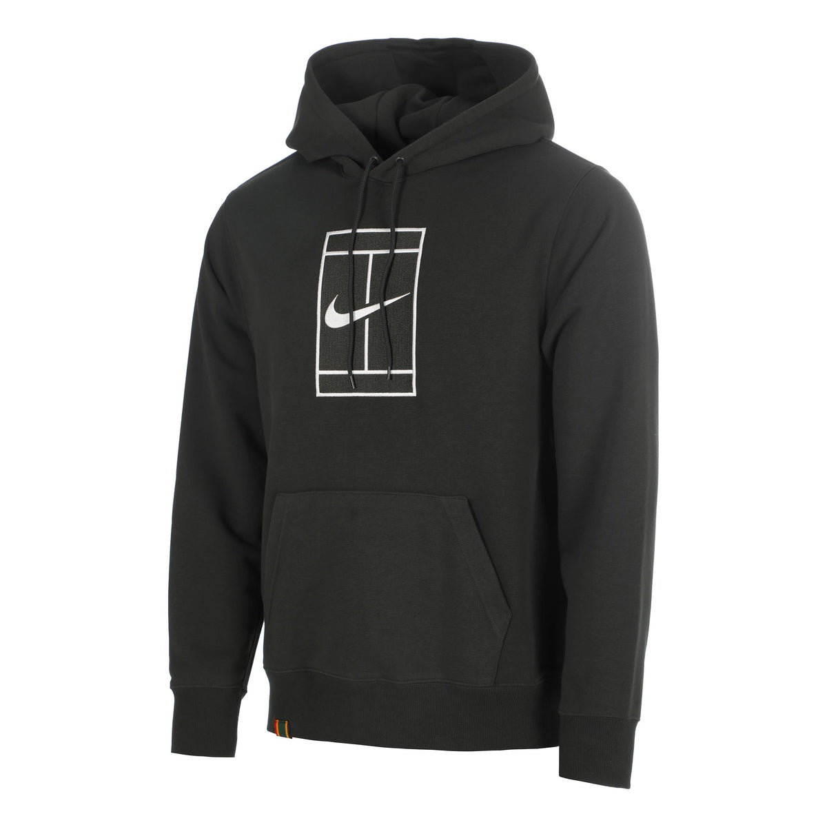 Nike Court Sudadera con capucha Hombres - gris oscuro