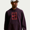 Court Sudadera con capucha Hombres - rojo oscuro