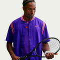 Carlos Alcaraz Court Slam Polo Hombres - lila, naranja