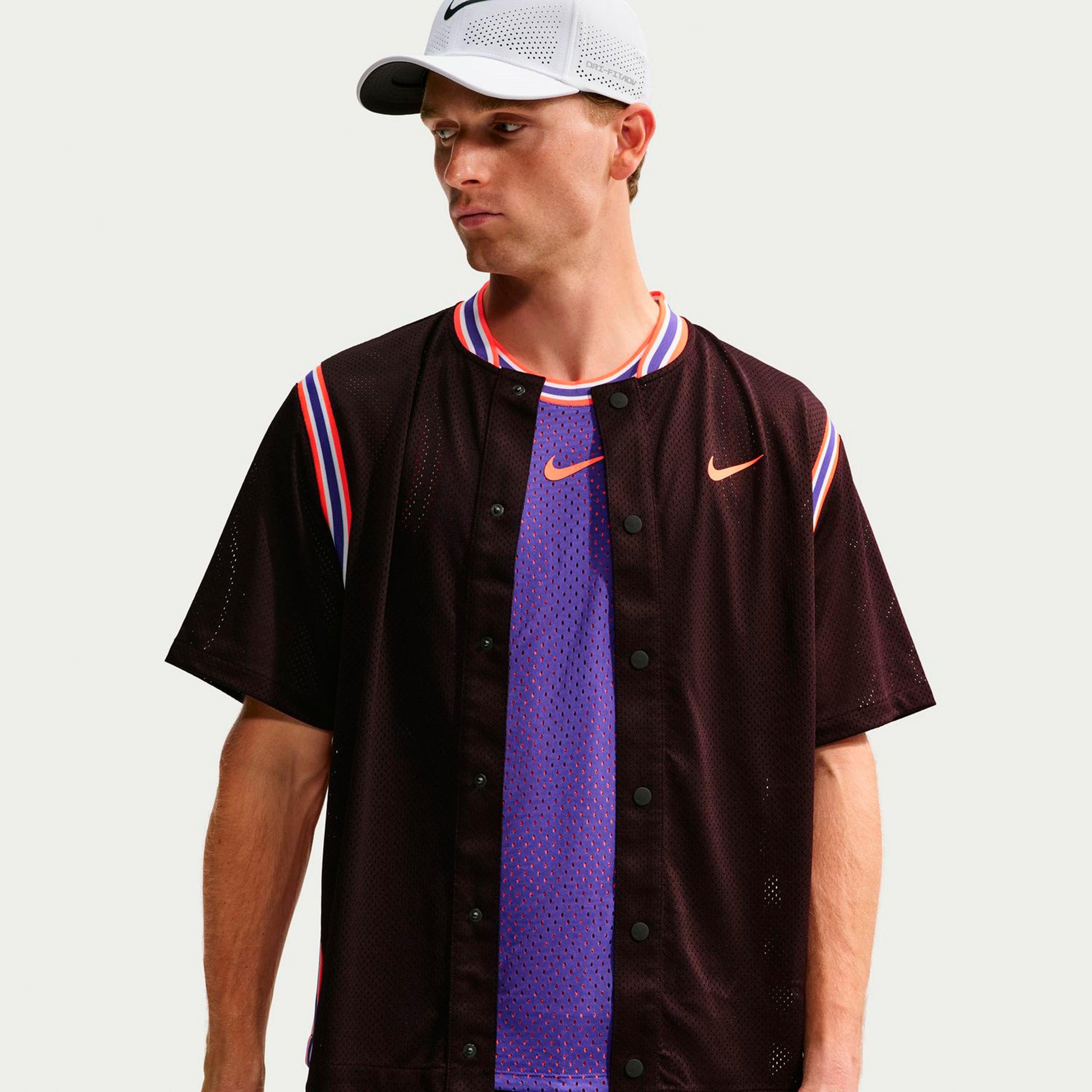 Nike Carlos Alcaraz Court Slam Polo Hombres - rojo oscuro, rojo