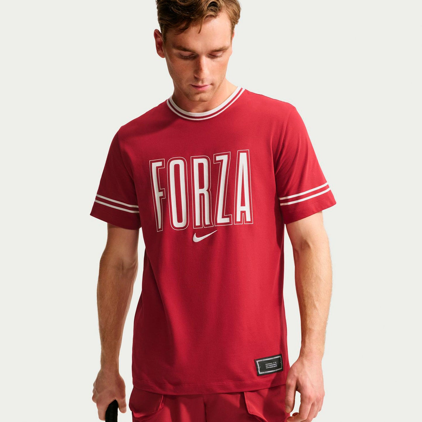 Nike Court Camiseta de manga corta Hombres - rojo