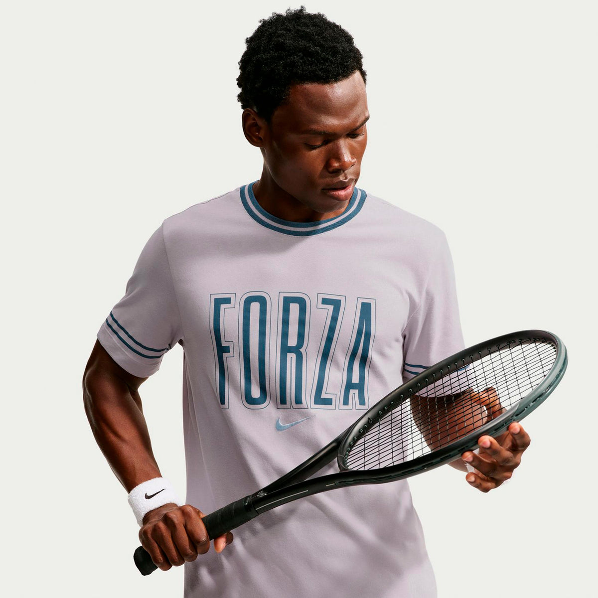 Nike Court Camiseta de manga corta Hombres - gris, morado