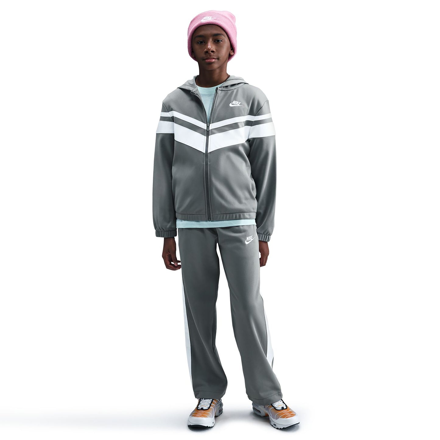 Nike Sportswear Chándal Niños - gris, blanco