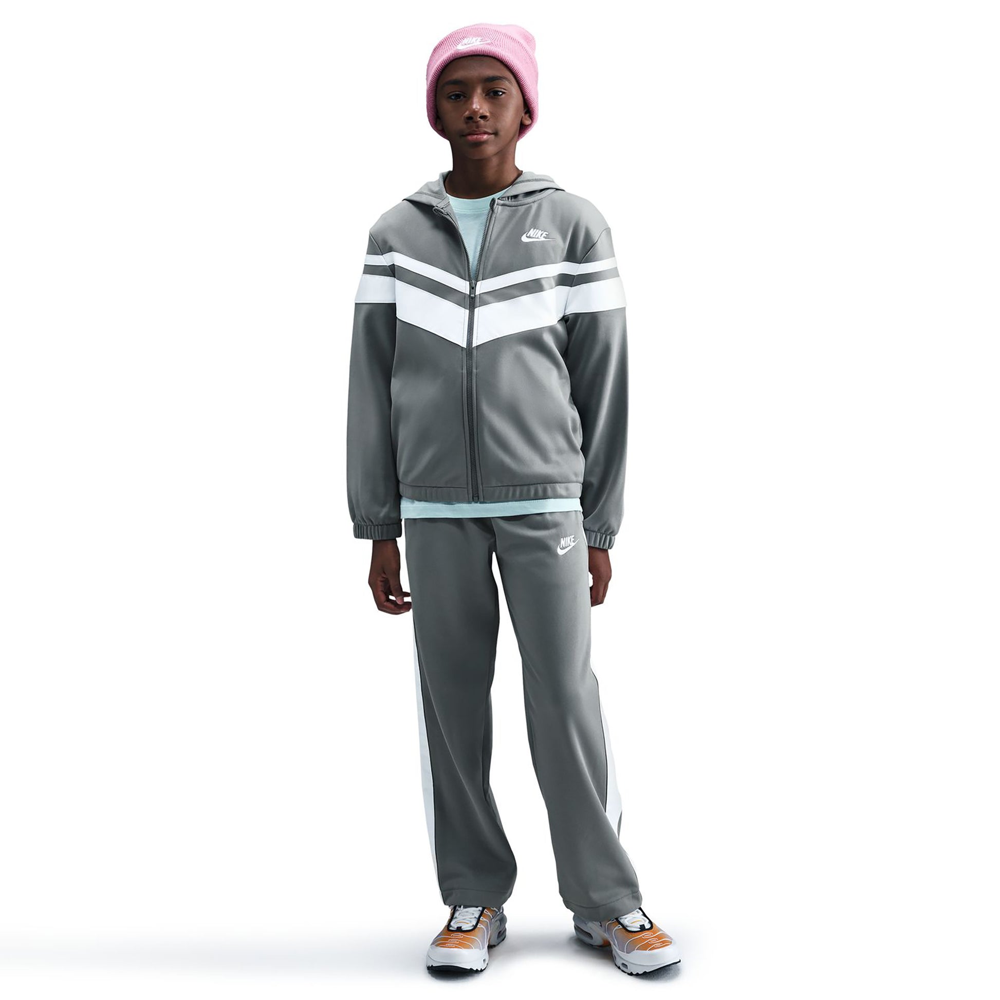 Nike Sportswear Chándal Niños - gris, blanco
