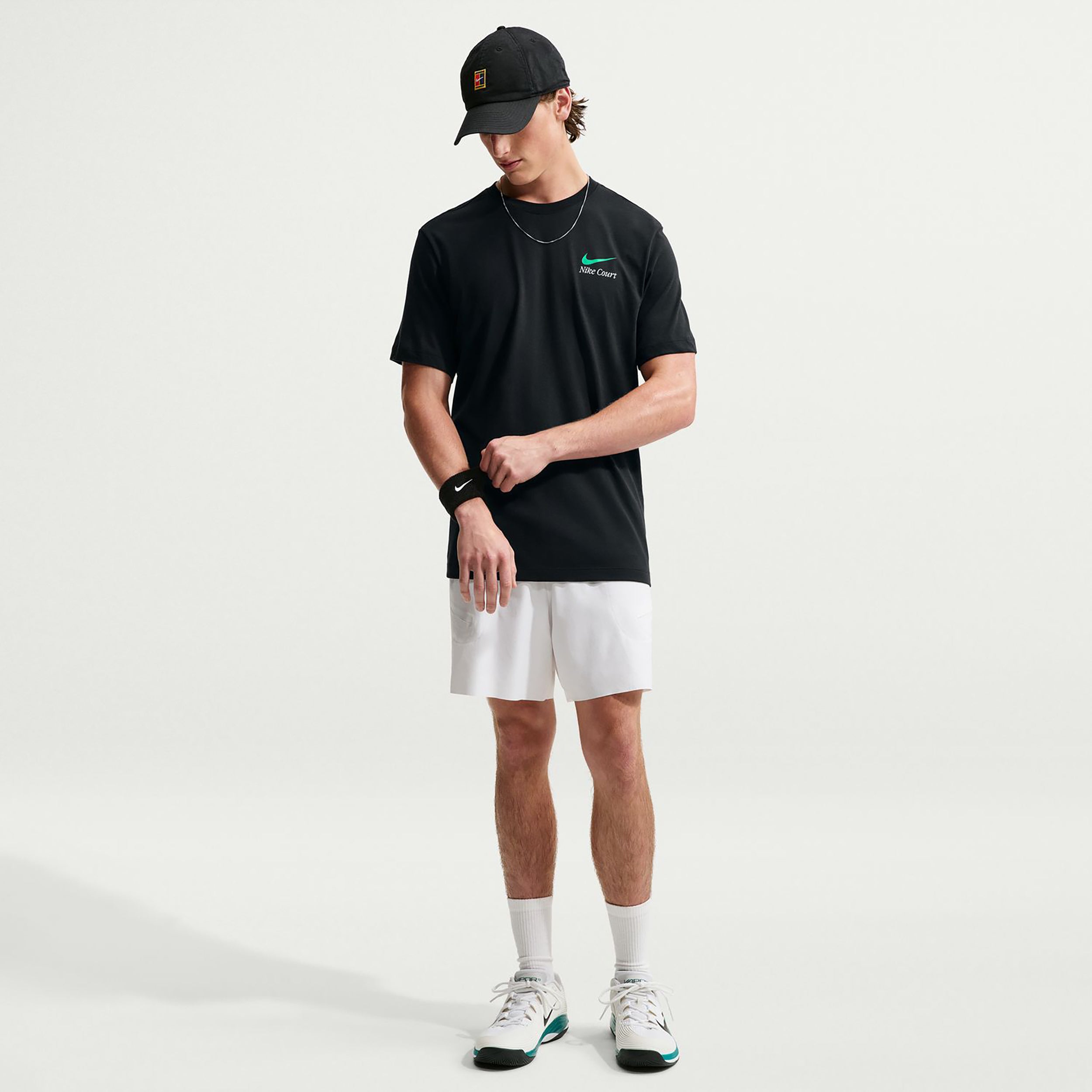 Nike Court Dri-Fit Camiseta de manga corta Hombres - negro