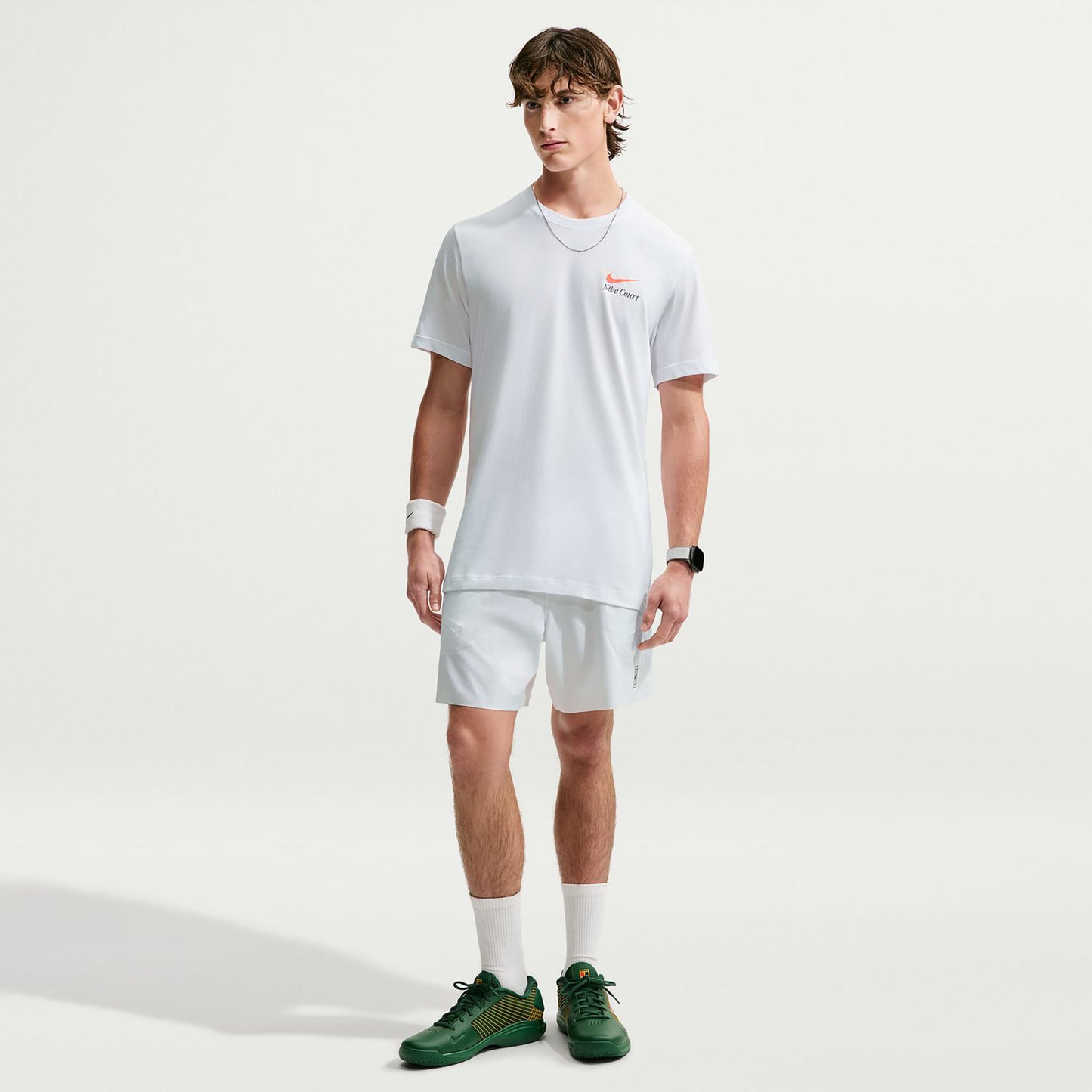 Nike Court Dri-Fit Camiseta de manga corta Hombres - blanco