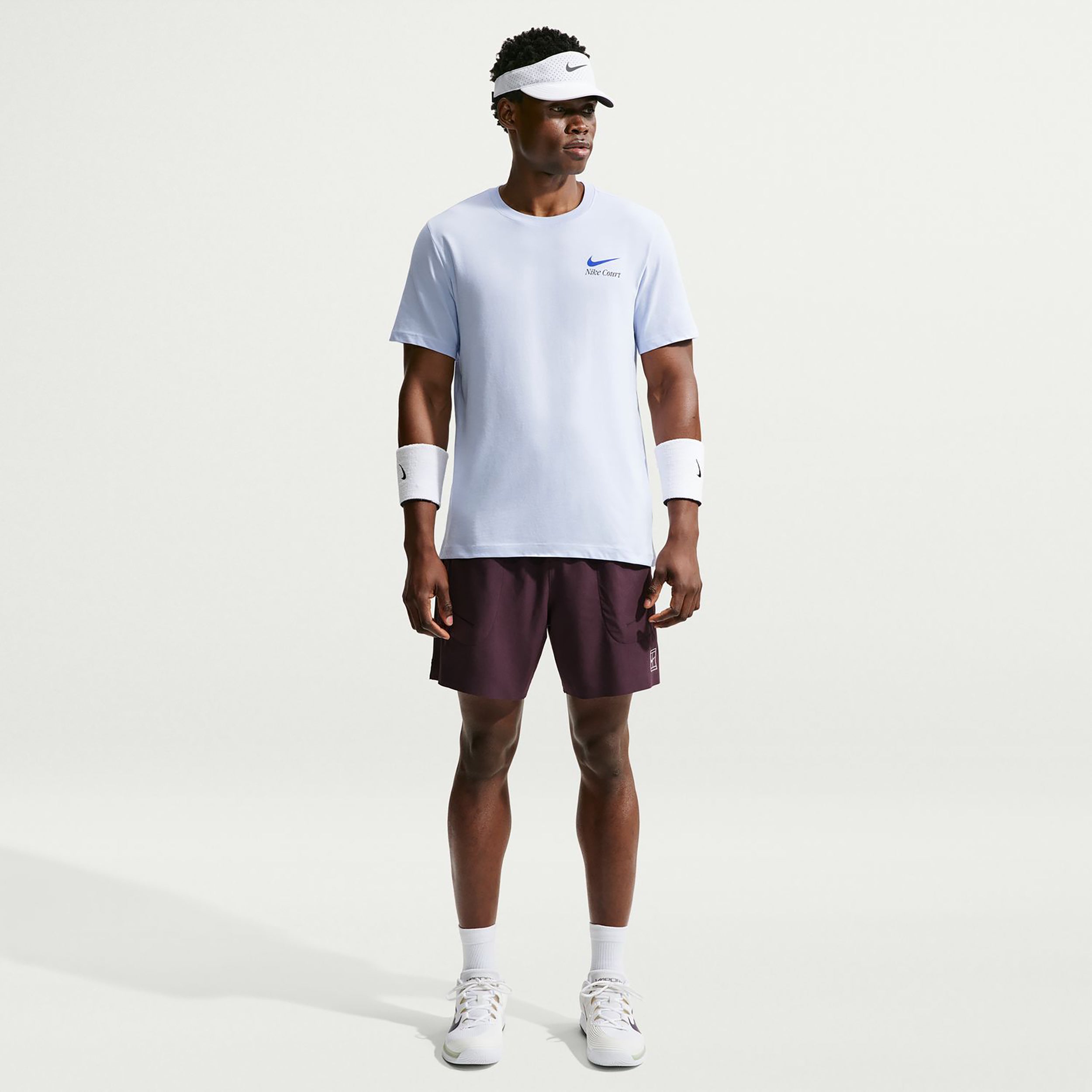 Nike Court Dri-Fit Camiseta de manga corta Hombres - morado