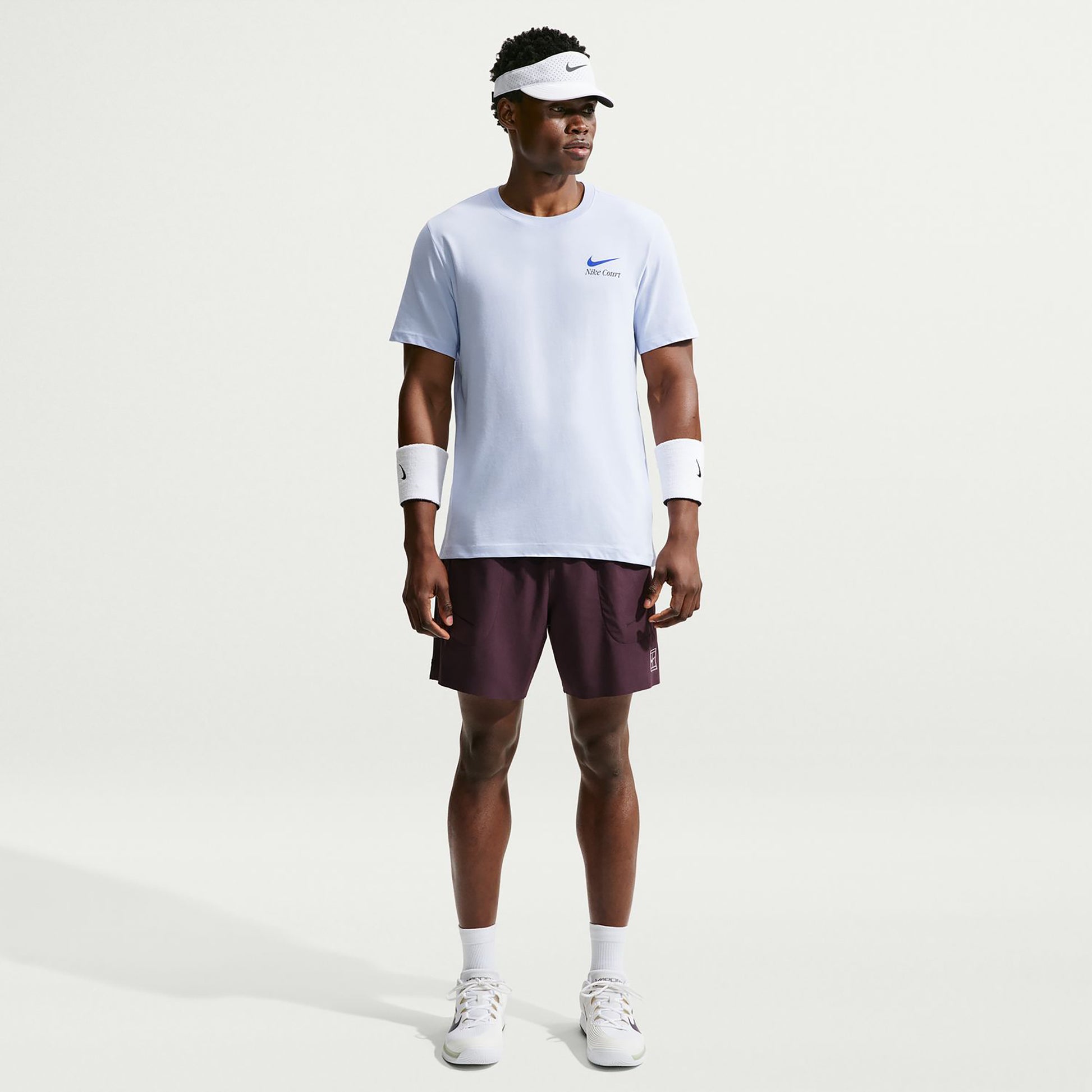 Nike Court Dri-Fit Camiseta de manga corta Hombres - morado