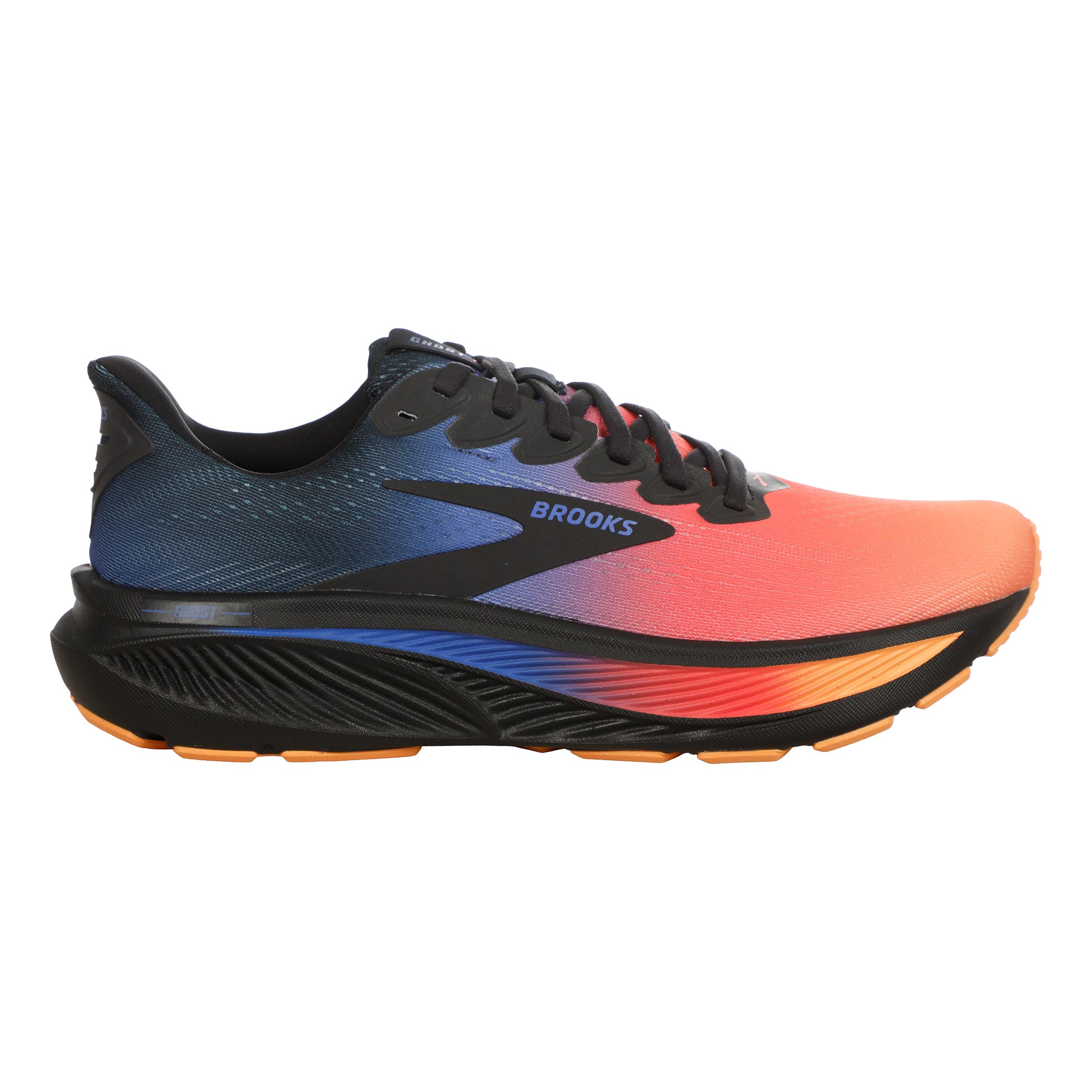 Brooks Ghost 17 Zapatilla neutral Mujeres - azul oscuro, coral